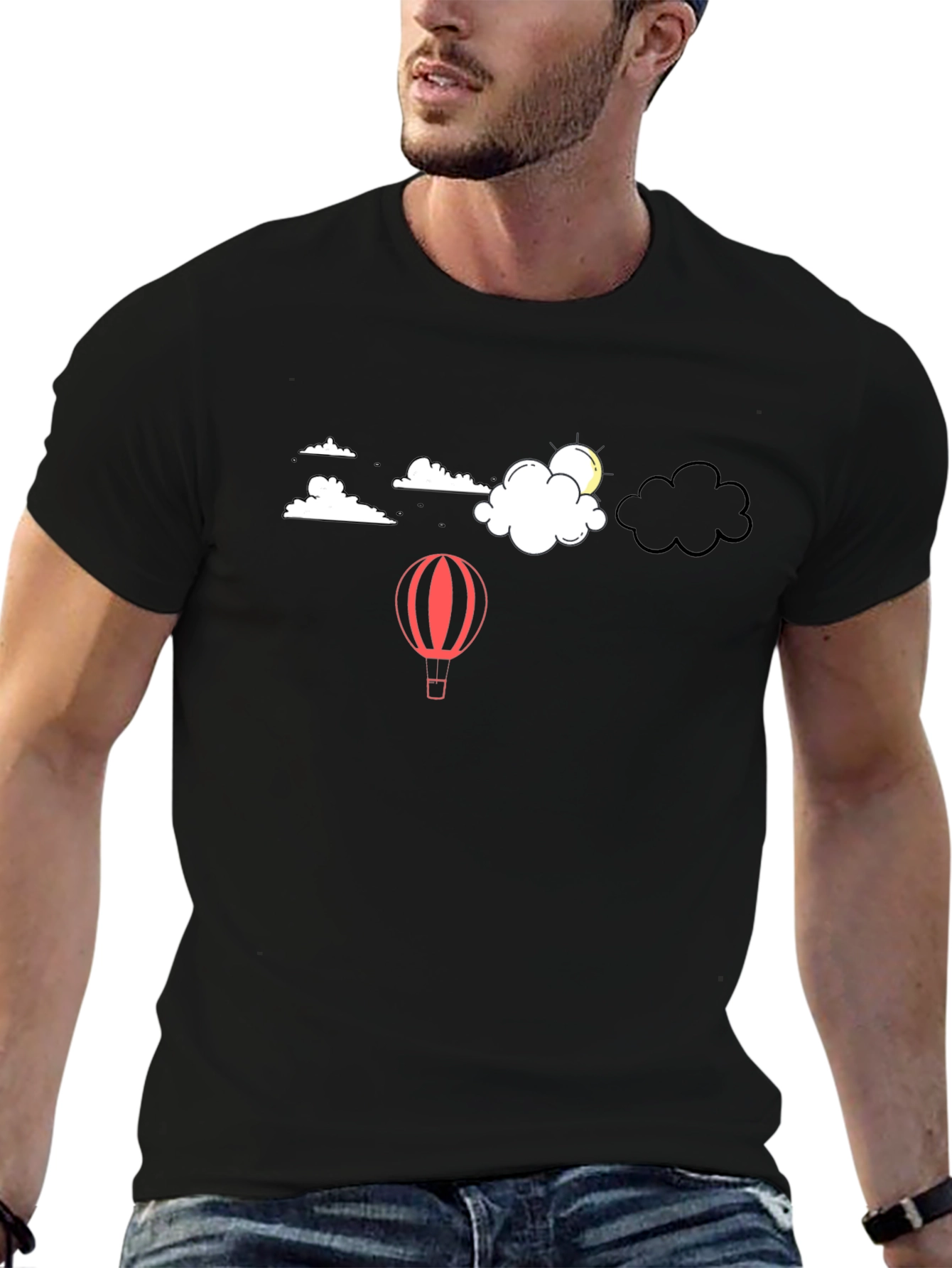 Air Balloon Graphic T-Shirt