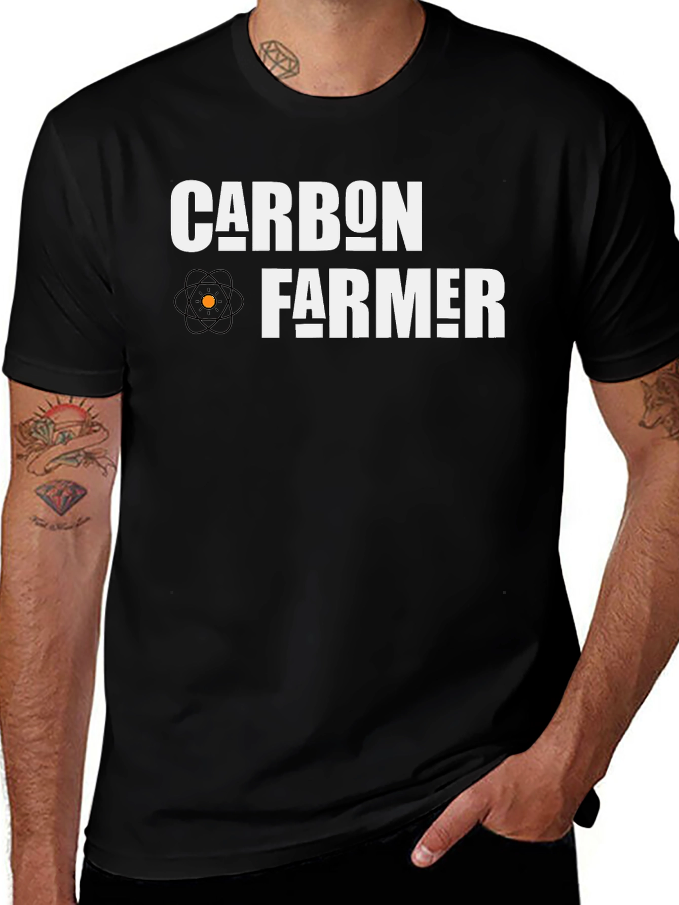 Carbon Farmer Graphic Tee - Black