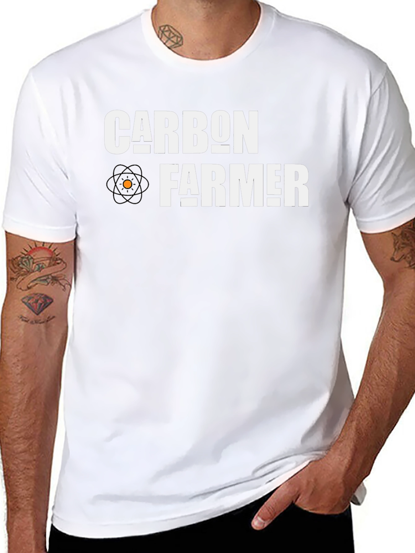 Carbon Farmer Graphic Tee - Black