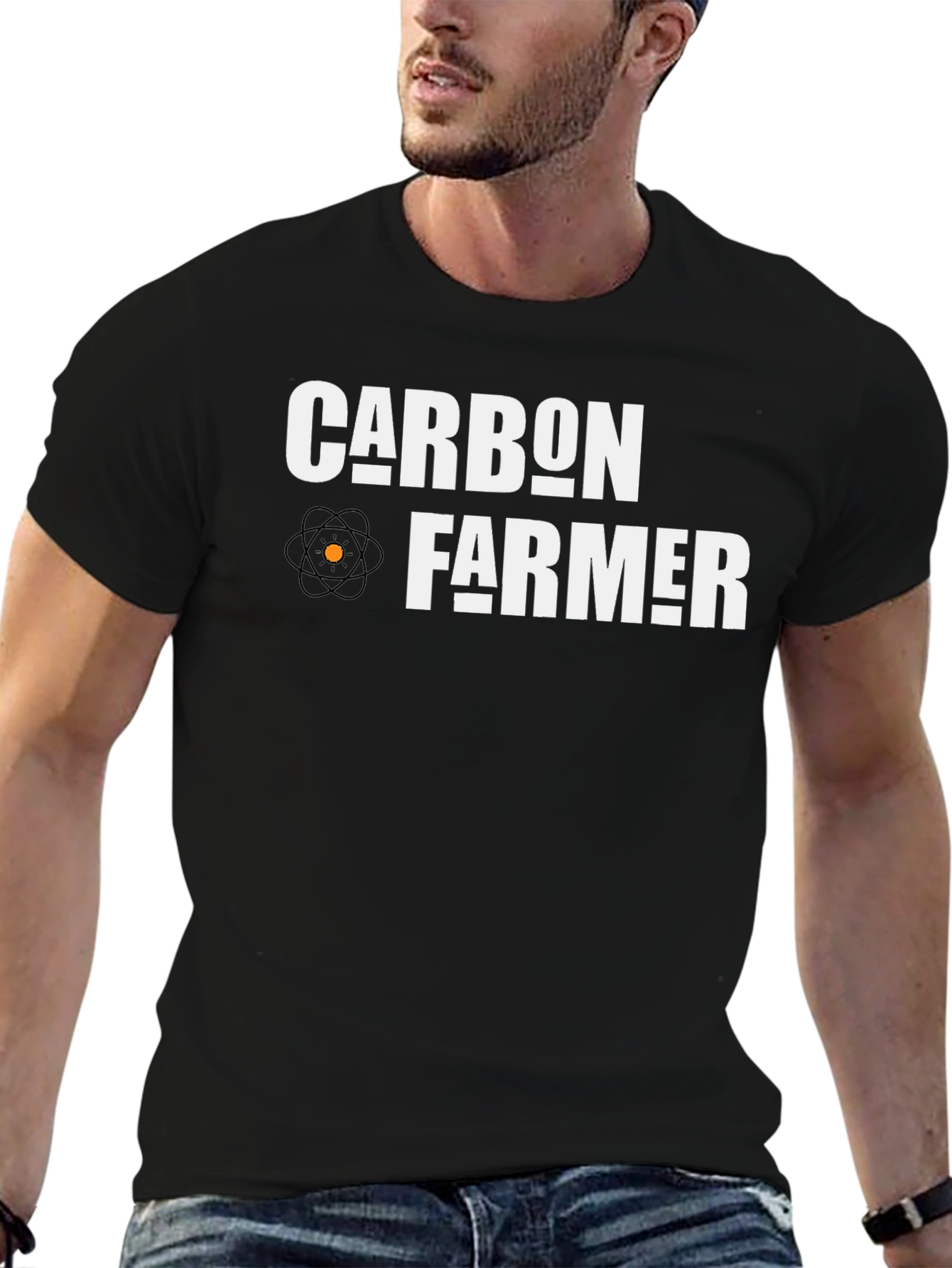 Carbon Farmer Graphic Tee - Black