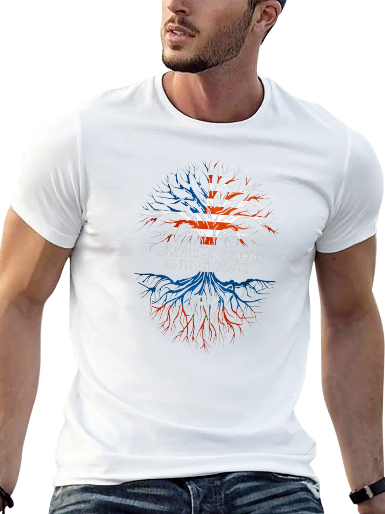 American Grown Haitian Roots T-Shirt