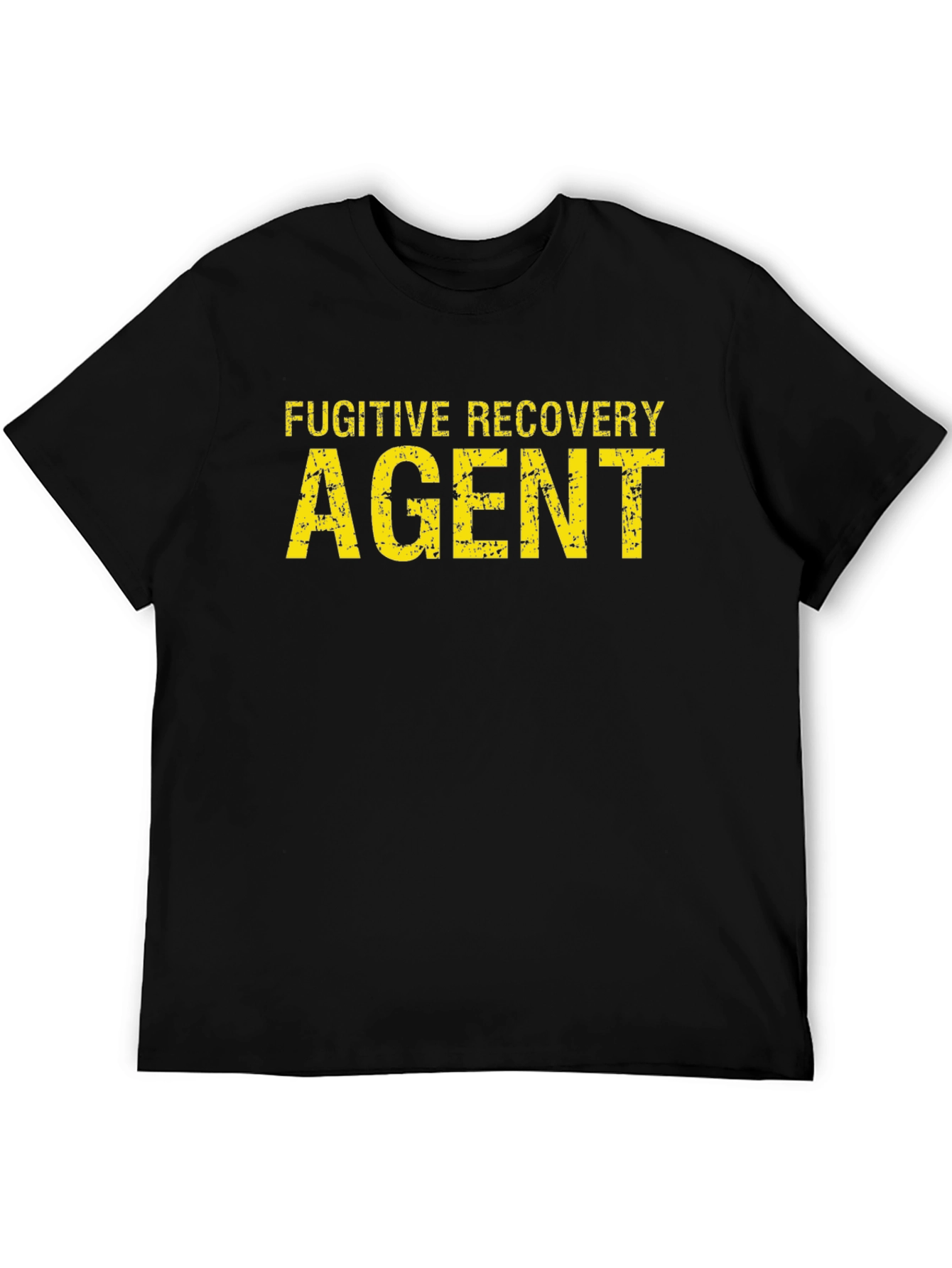 Fugitive Recovery Agent Graphic Tee - Black