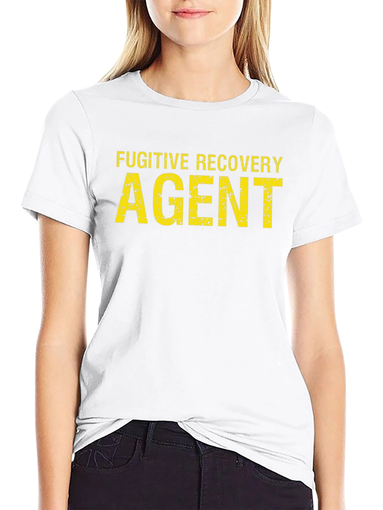 Fugitive Recovery Agent Graphic Tee - Black