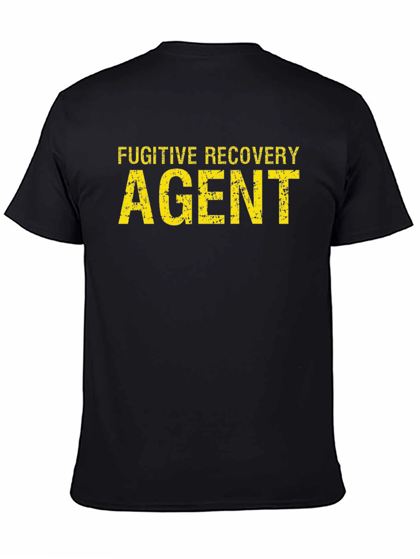 Fugitive Recovery Agent Graphic Tee - Black