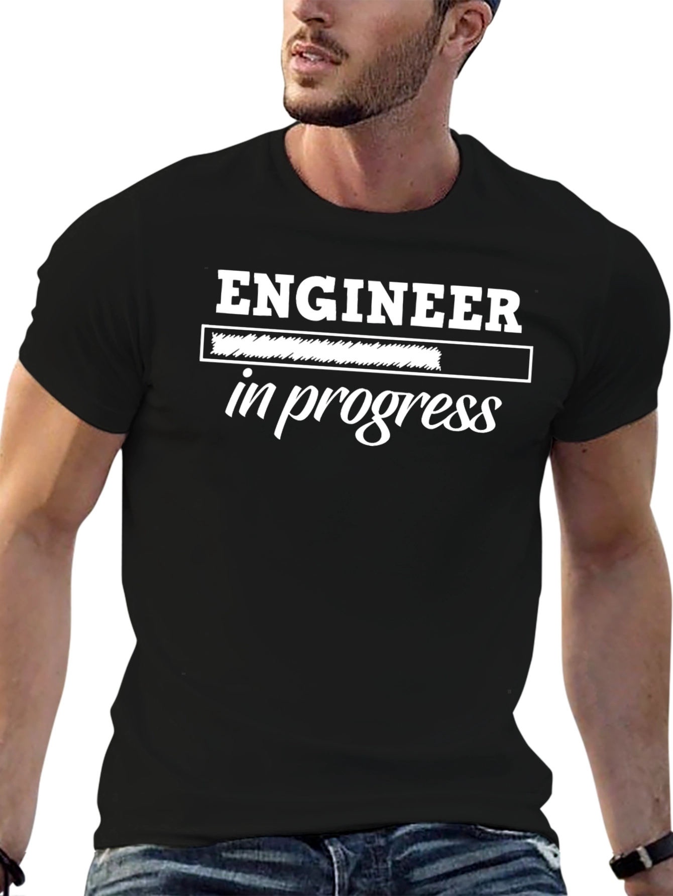 Engineer In Progress T-Shirt - Black