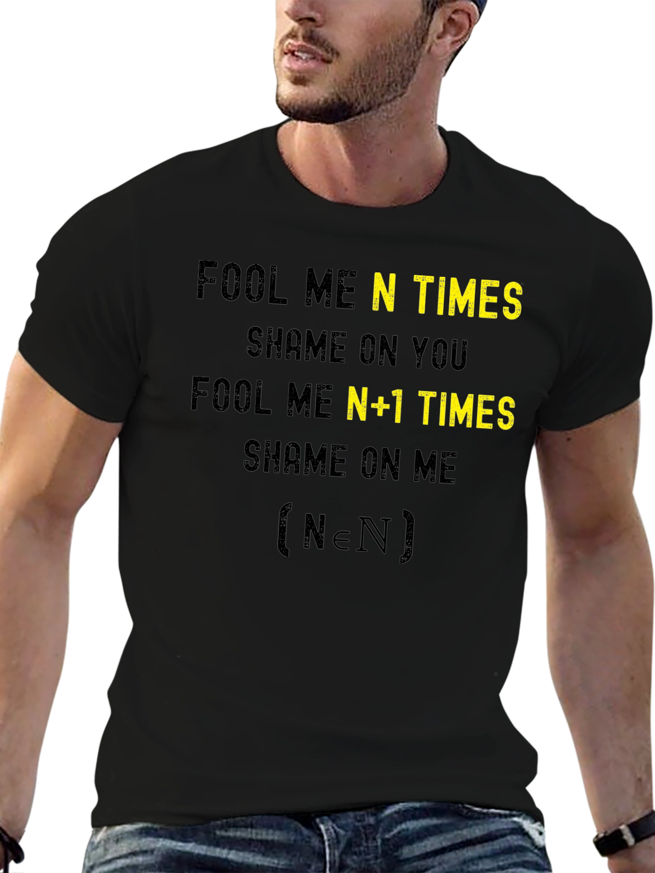 Fool Me N Times Funny Math T-Shirt