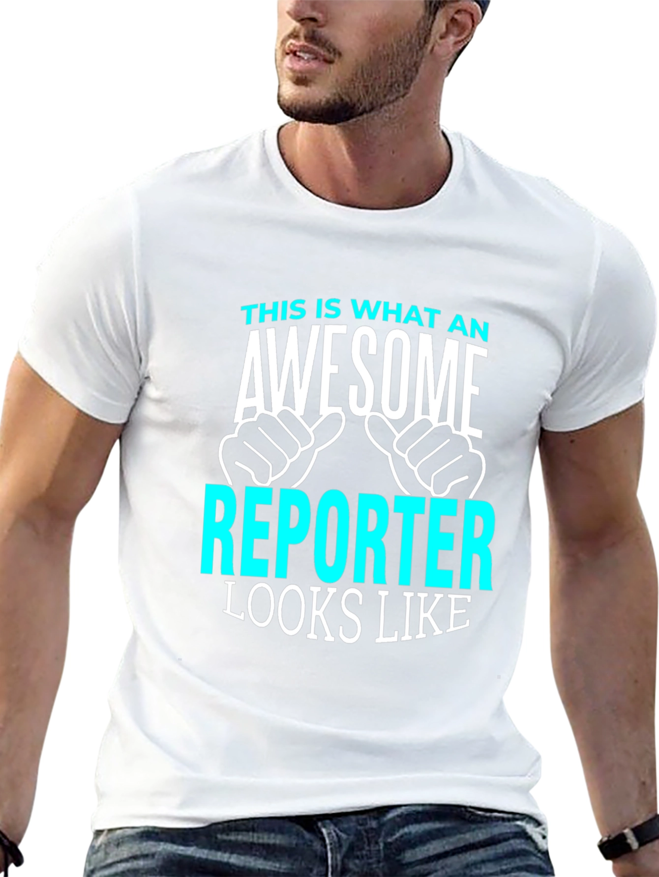 Awesome Reporter T-Shirt - Funny Job Pride Tee
