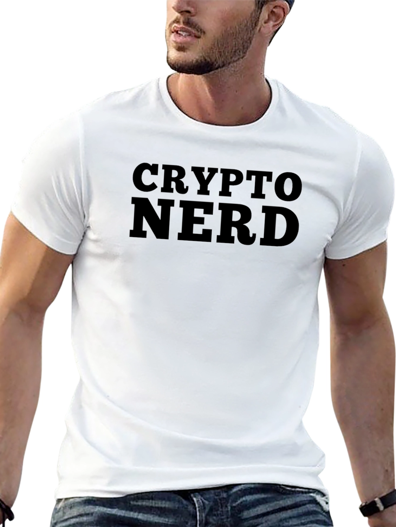 Crypto Nerd T-Shirt - Black Crew Neck Tee