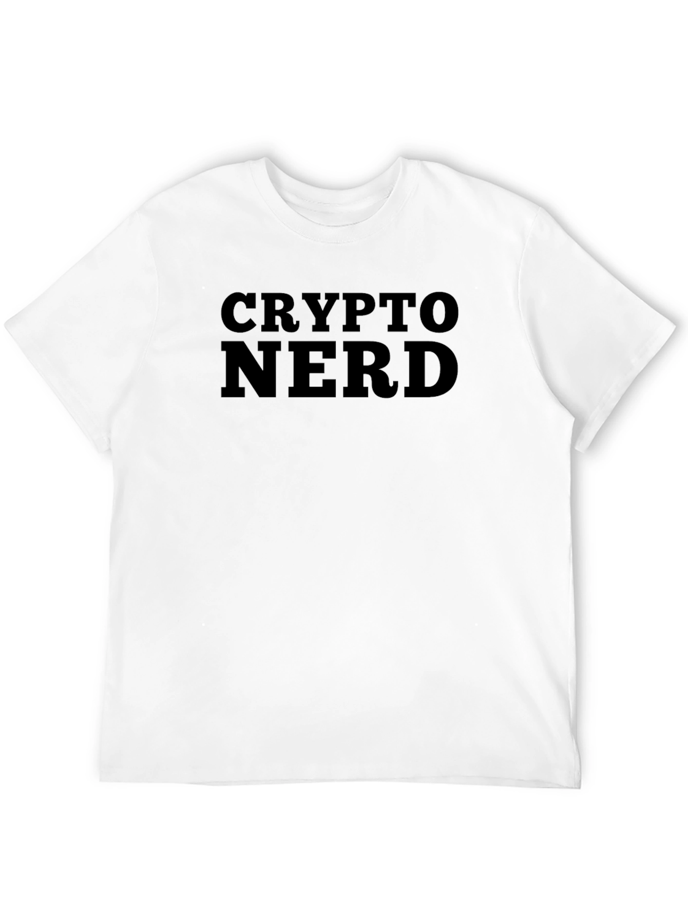 Crypto Nerd T-Shirt - Black Crew Neck Tee