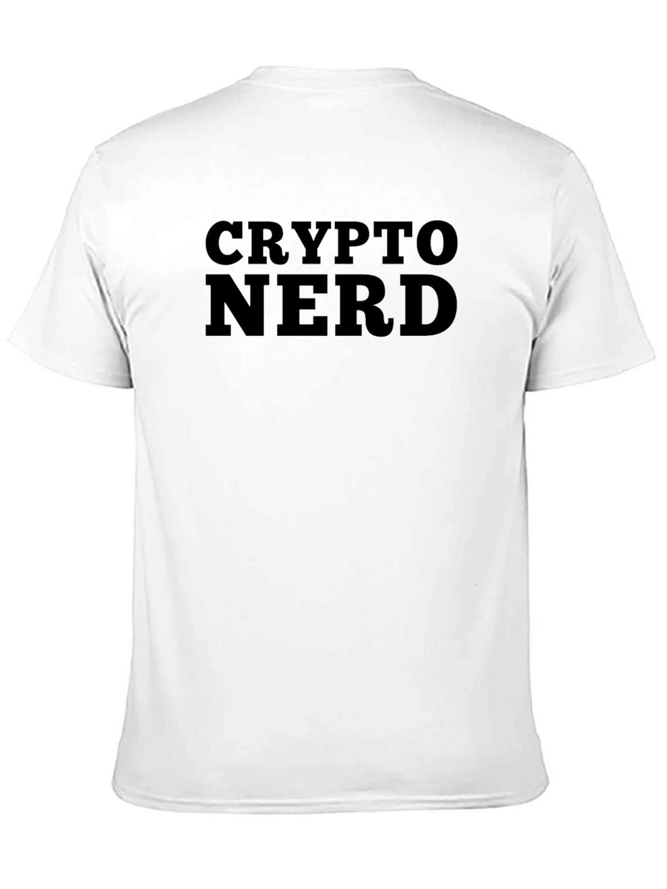 Crypto Nerd T-Shirt - Black Crew Neck Tee