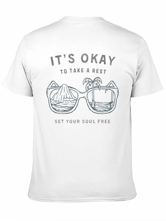 Relaxing Vacation T-Shirt - Its Okay To Take A Rest
