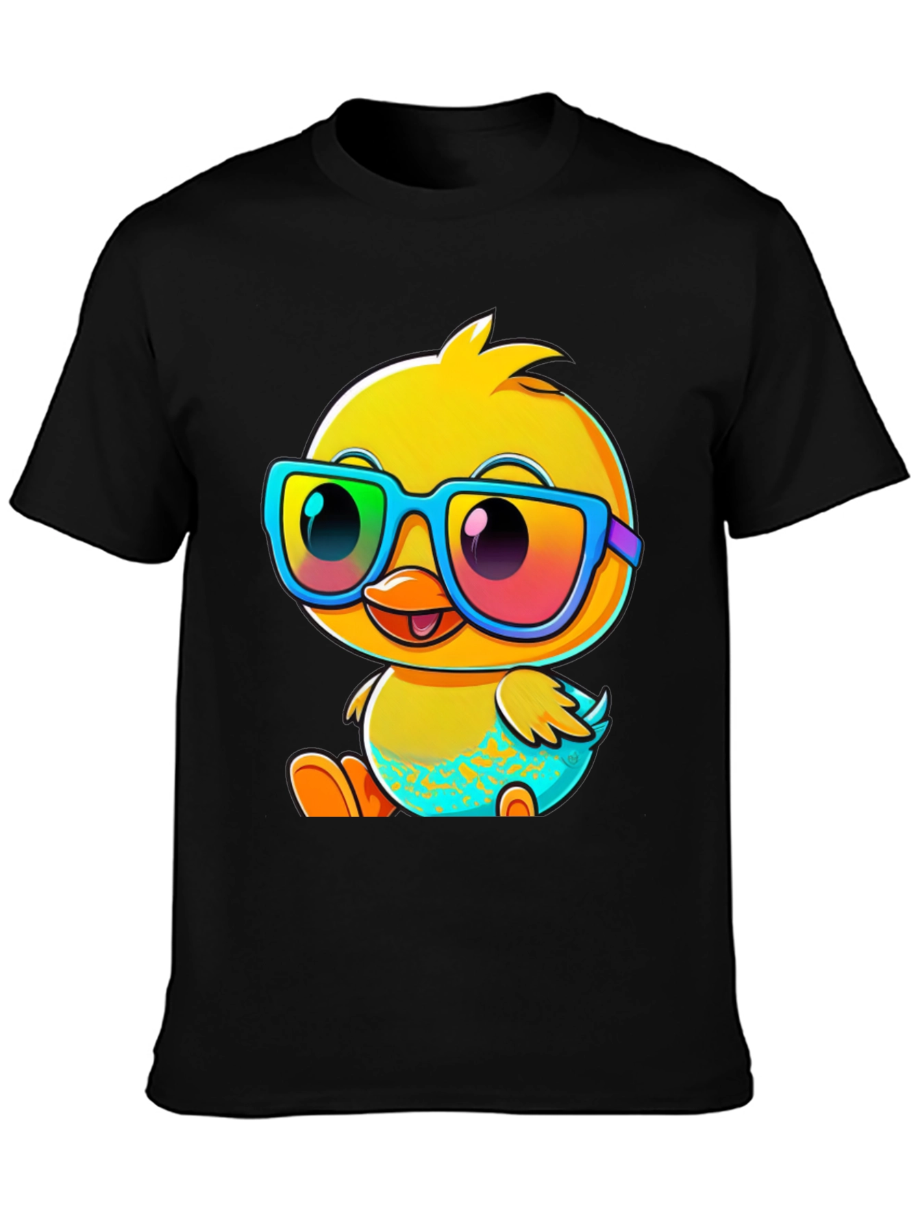 Duck With Glasses Graphic Tee - Fun & Stylish