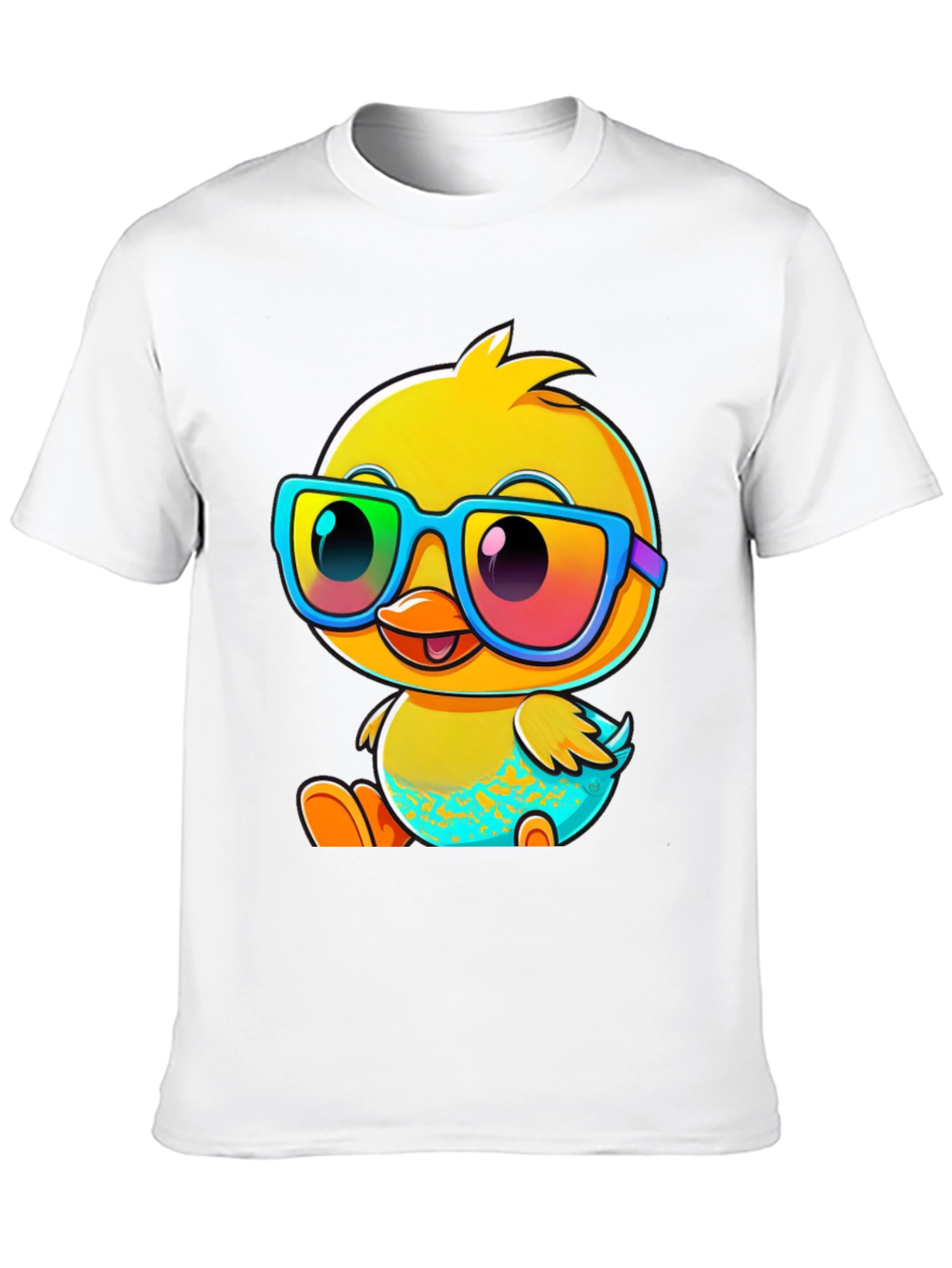 Duck With Glasses Graphic Tee - Fun & Stylish