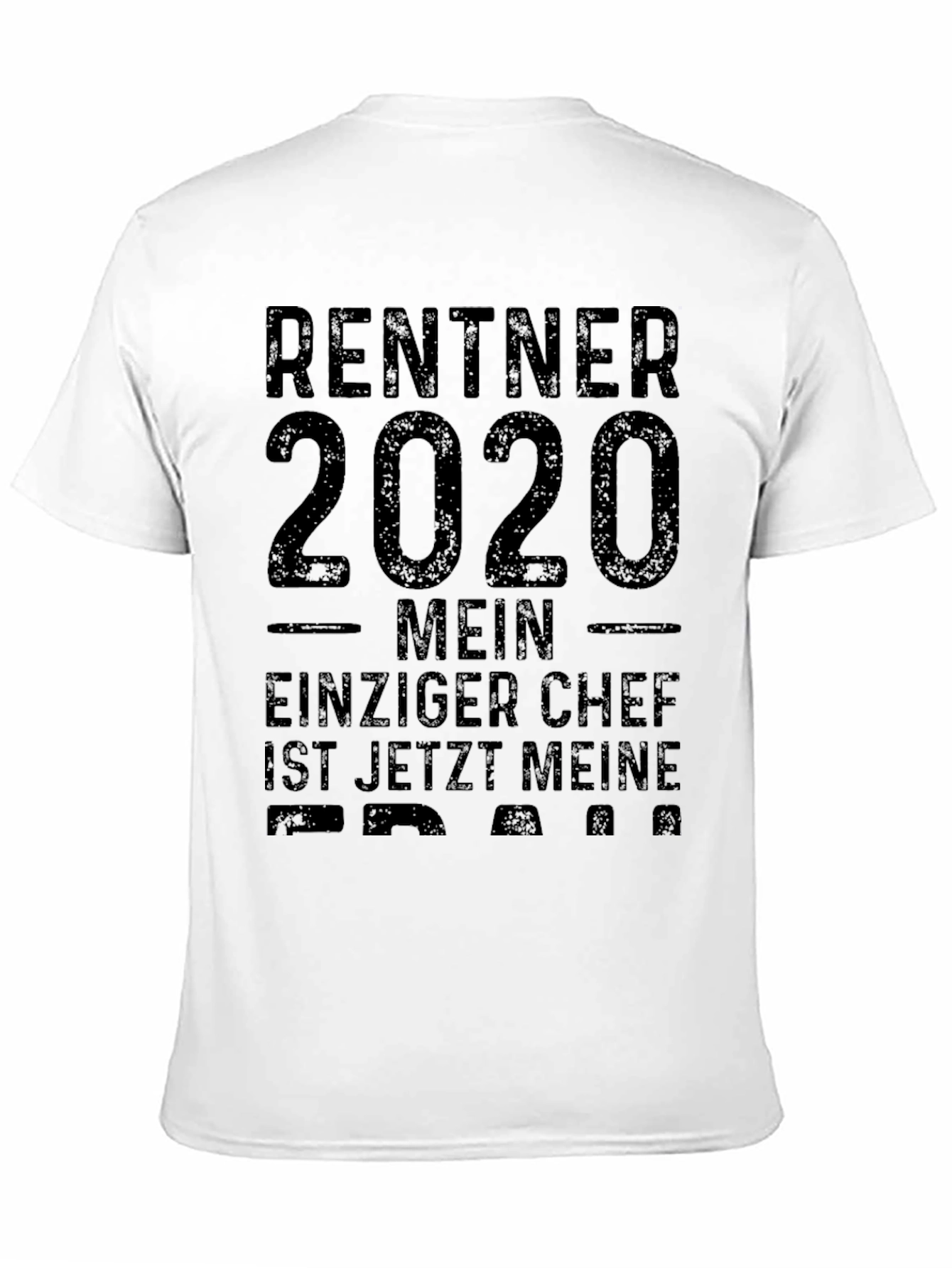 Retiree 2020 T-Shirt: Funny Retirement Gift for Men