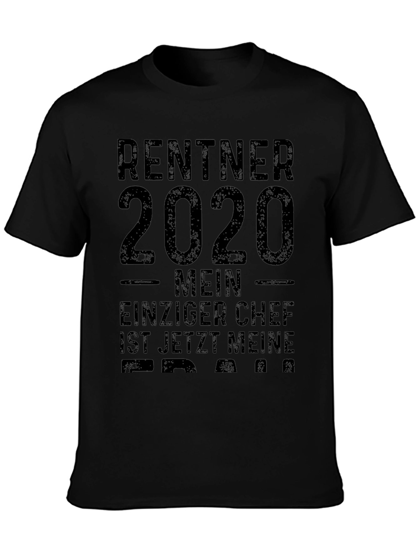 Retiree 2020 T-Shirt: Funny Retirement Gift for Men