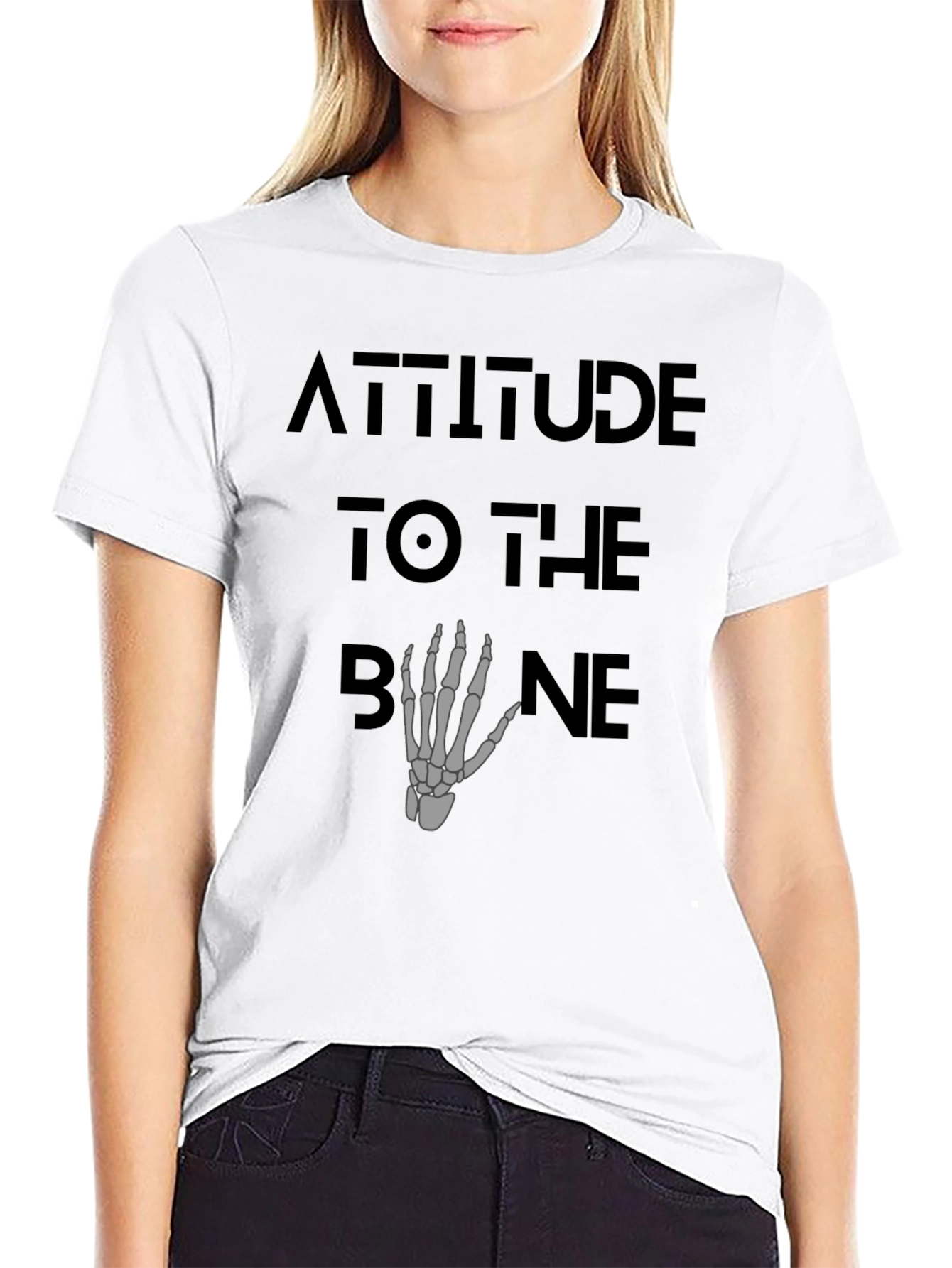 Attitude to the Bone Graphic T-Shirt