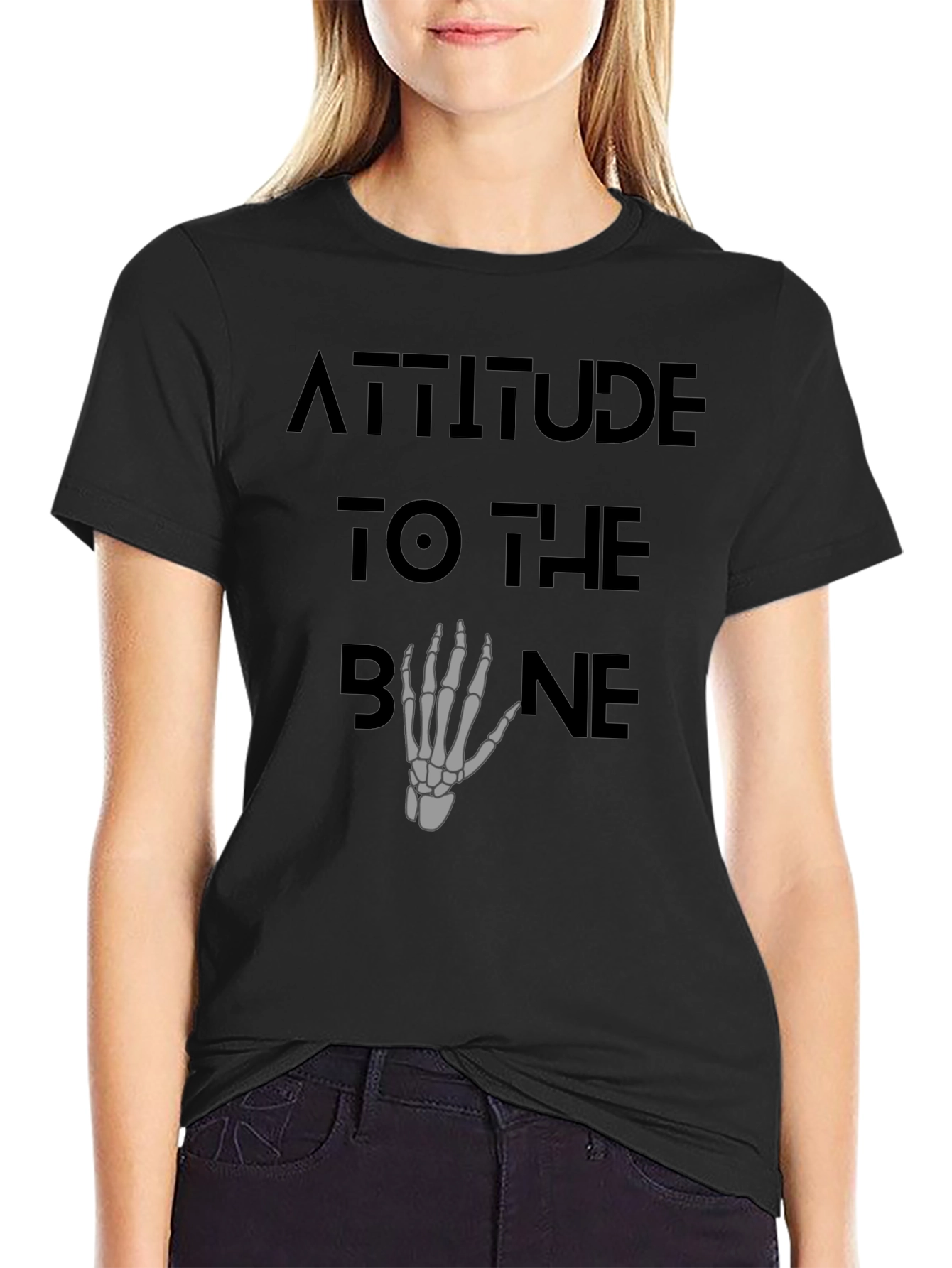 Attitude to the Bone Graphic T-Shirt