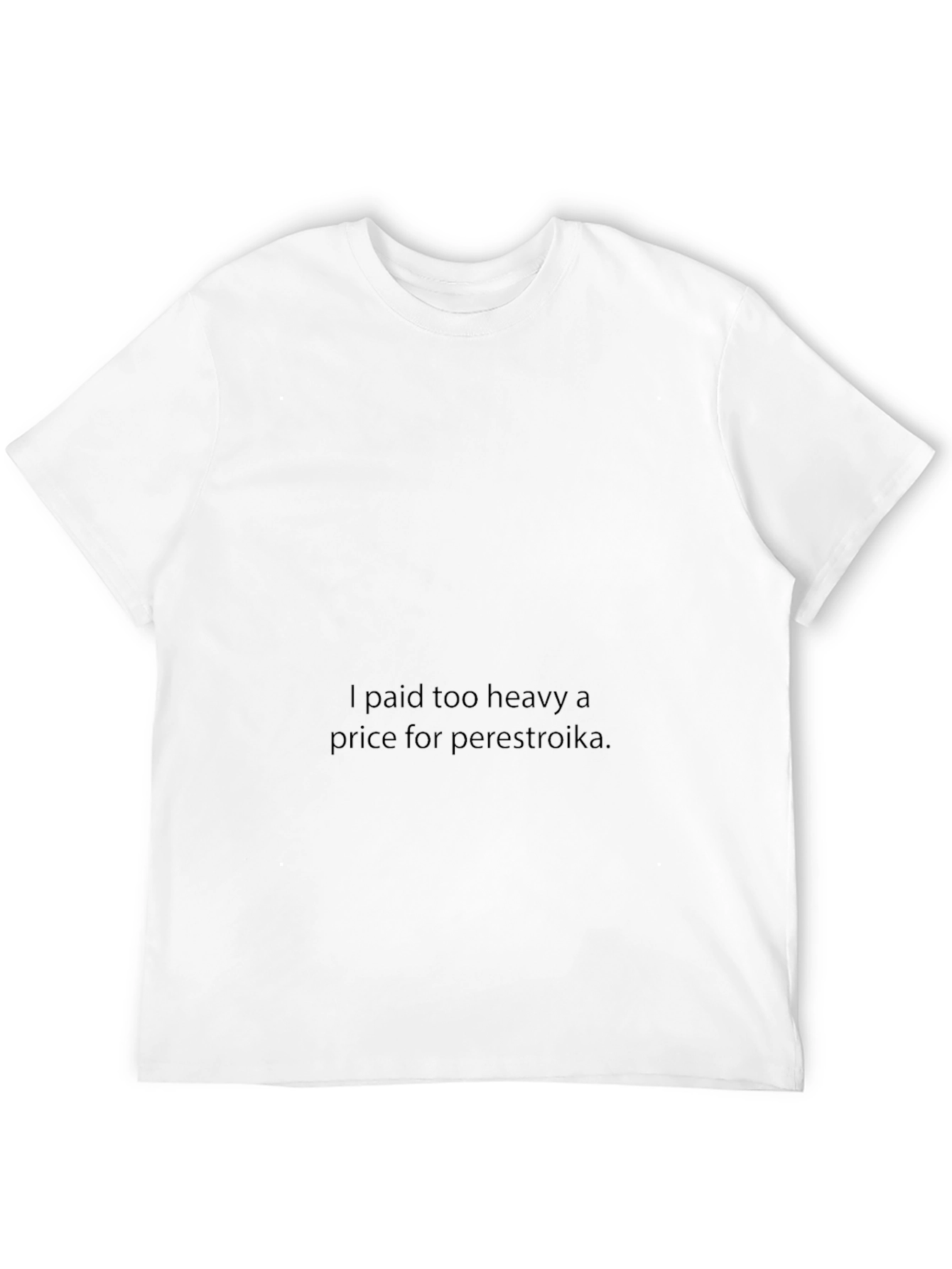 Perestroika Graphic Tee - Heavy Price Paid T-Shirt