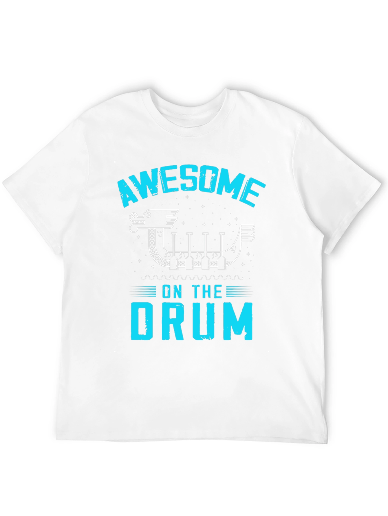 Awesome On The Drum Black T-Shirt