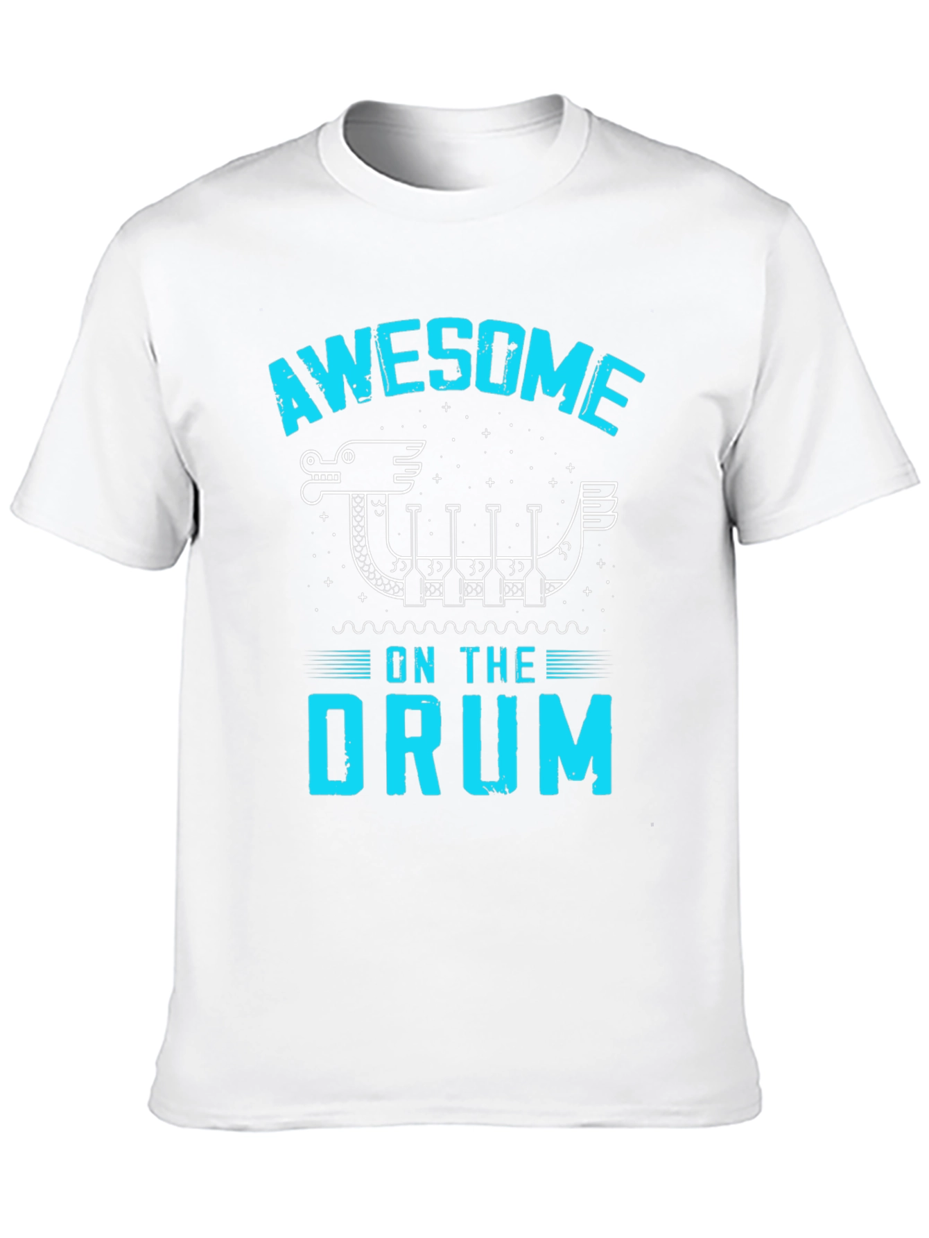 Awesome On The Drum Black T-Shirt