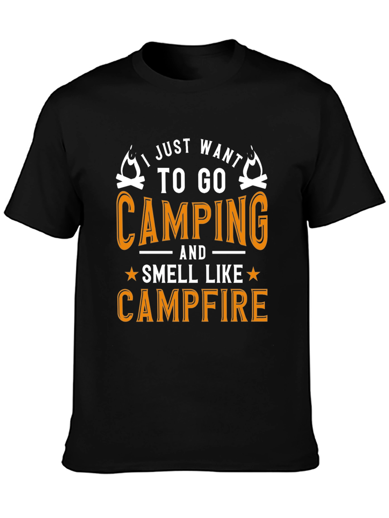 Camping Campfire Graphic T-Shirt
