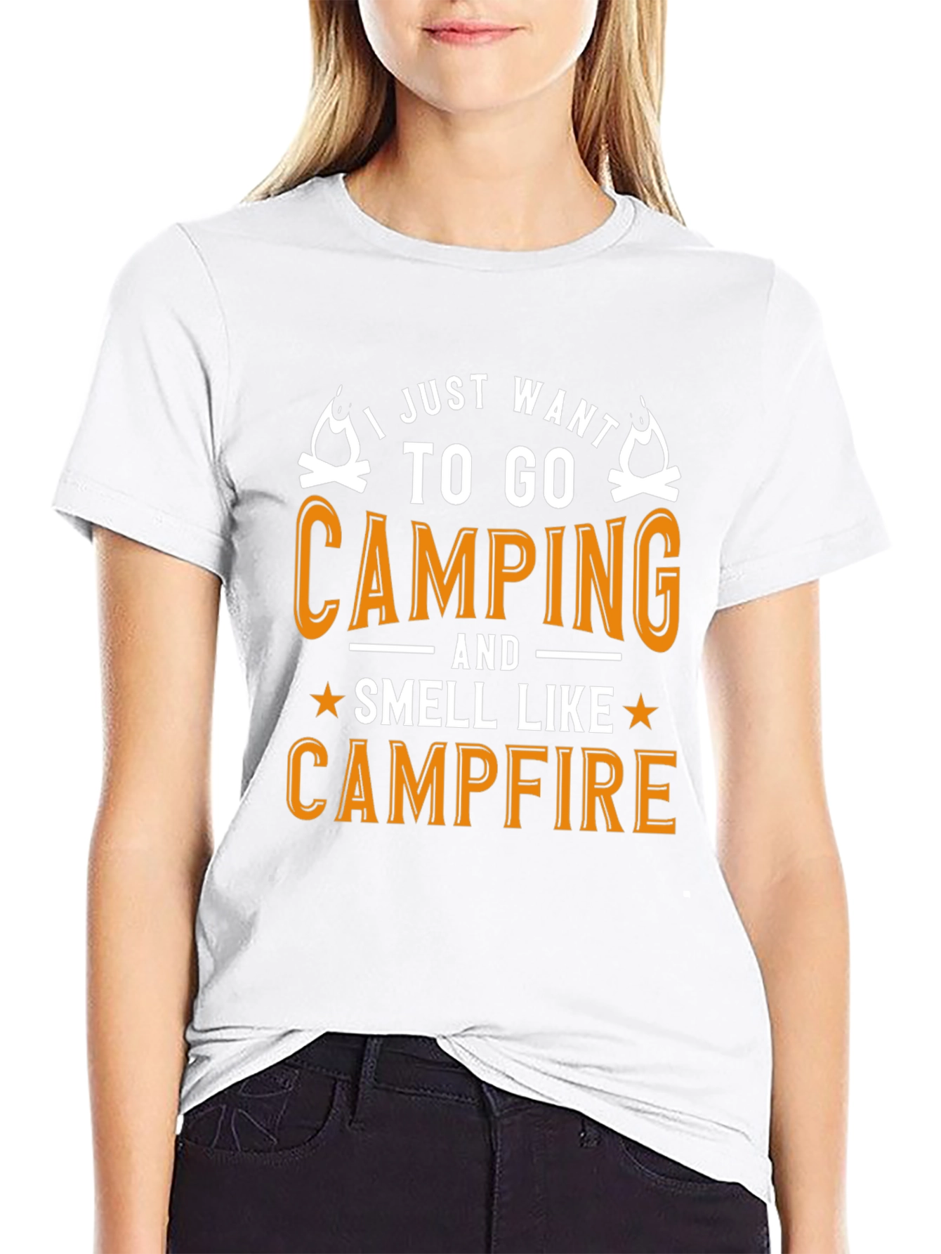 Camping Campfire Graphic T-Shirt