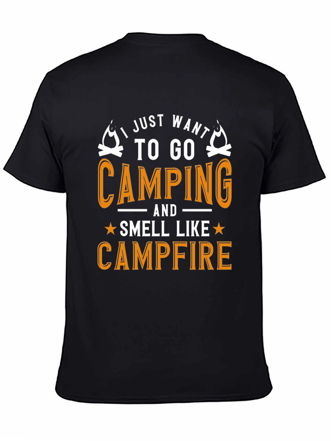 Camping Campfire Graphic T-Shirt