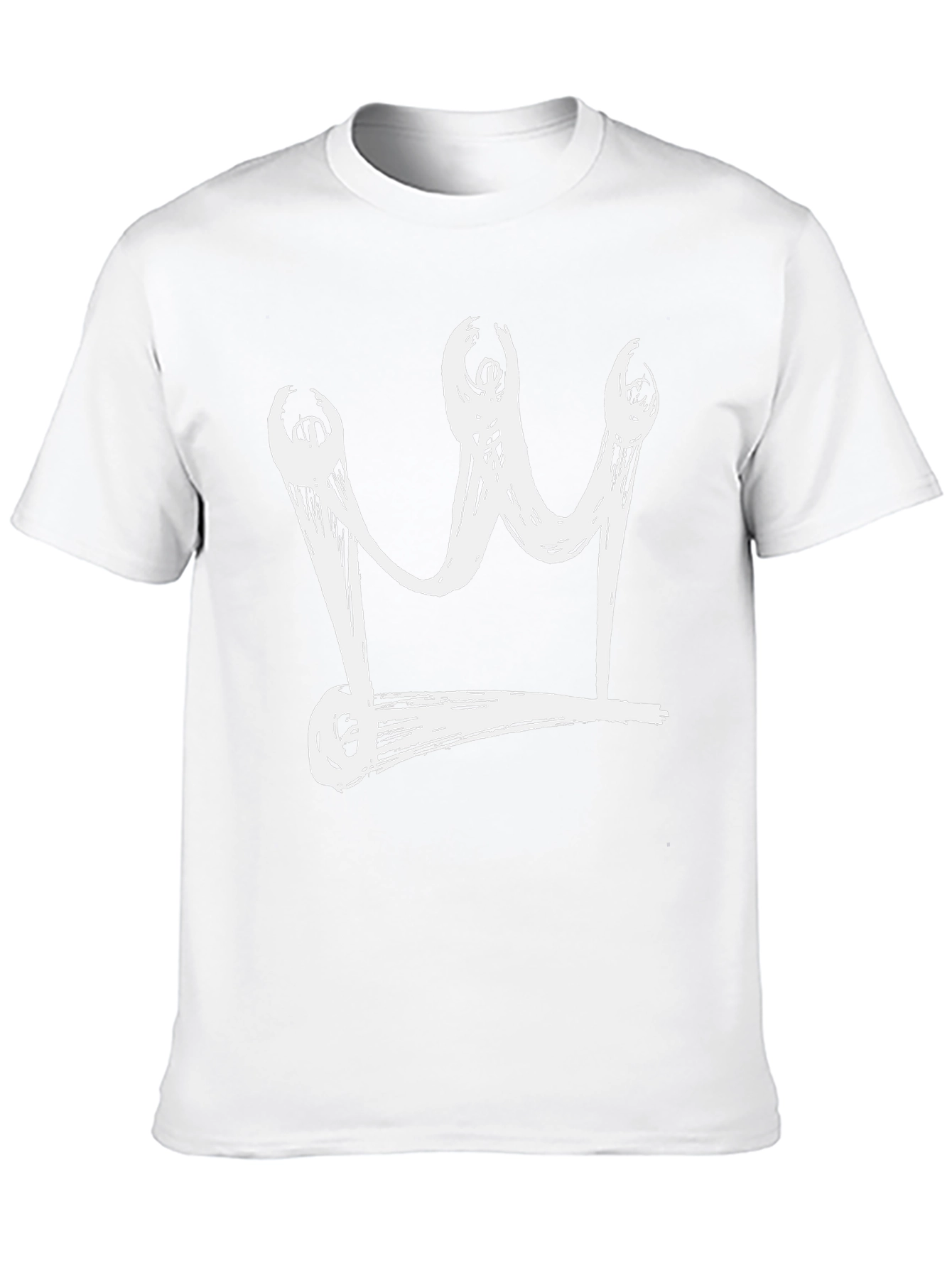 Crown Graphic Black Tee - Streetwear Style