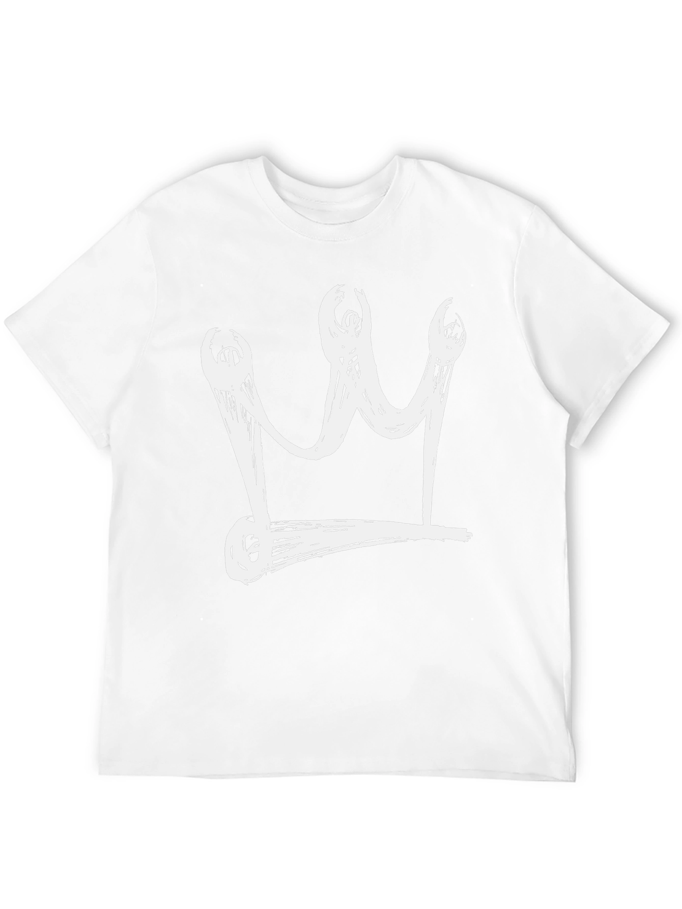 Crown Graphic Black Tee - Streetwear Style