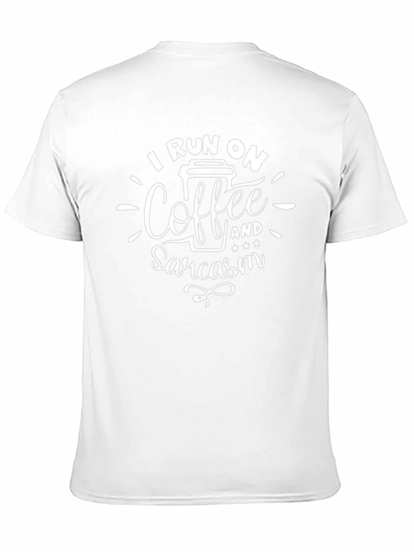 I Run on Coffee and Sarcasm Graphic Tee