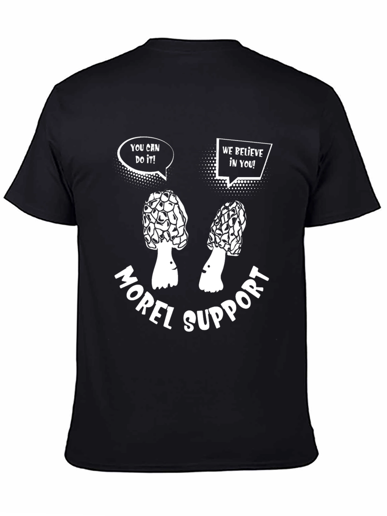 Morel Support T-Shirt Funny Mushroom Hunting Tee