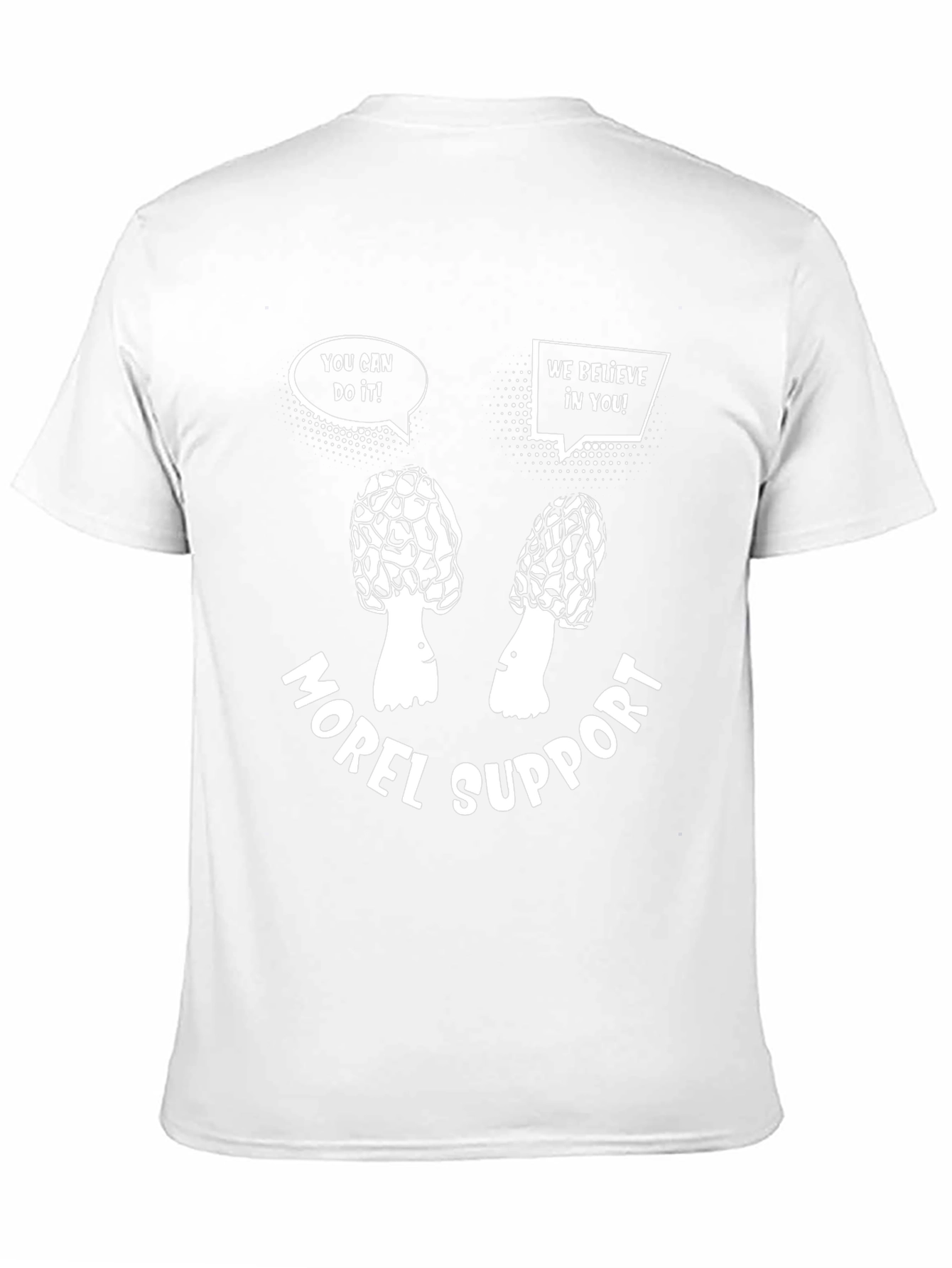 Morel Support T-Shirt Funny Mushroom Hunting Tee