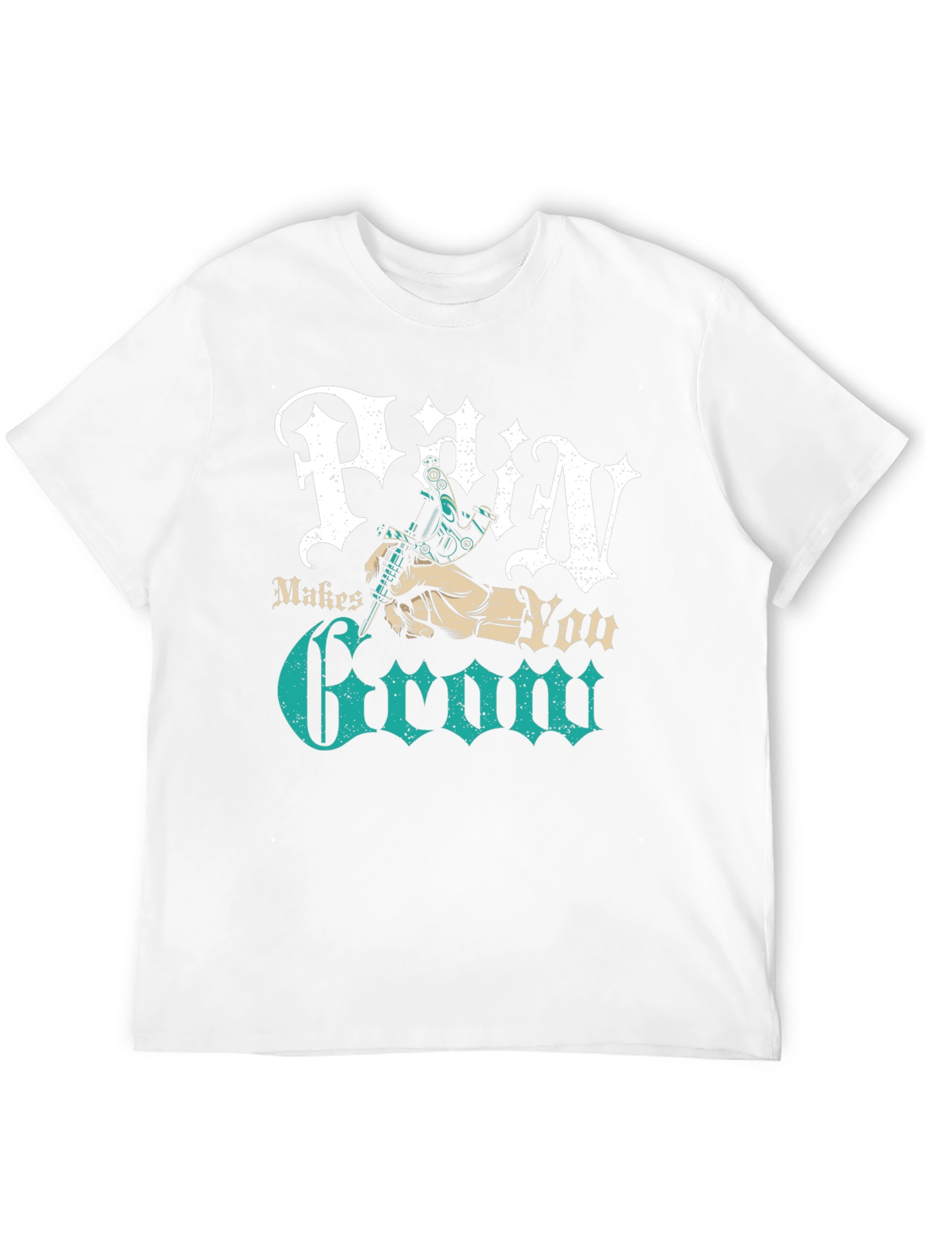 Pain Makes You Grow Tattoo T-Shirt - Graphic Tee