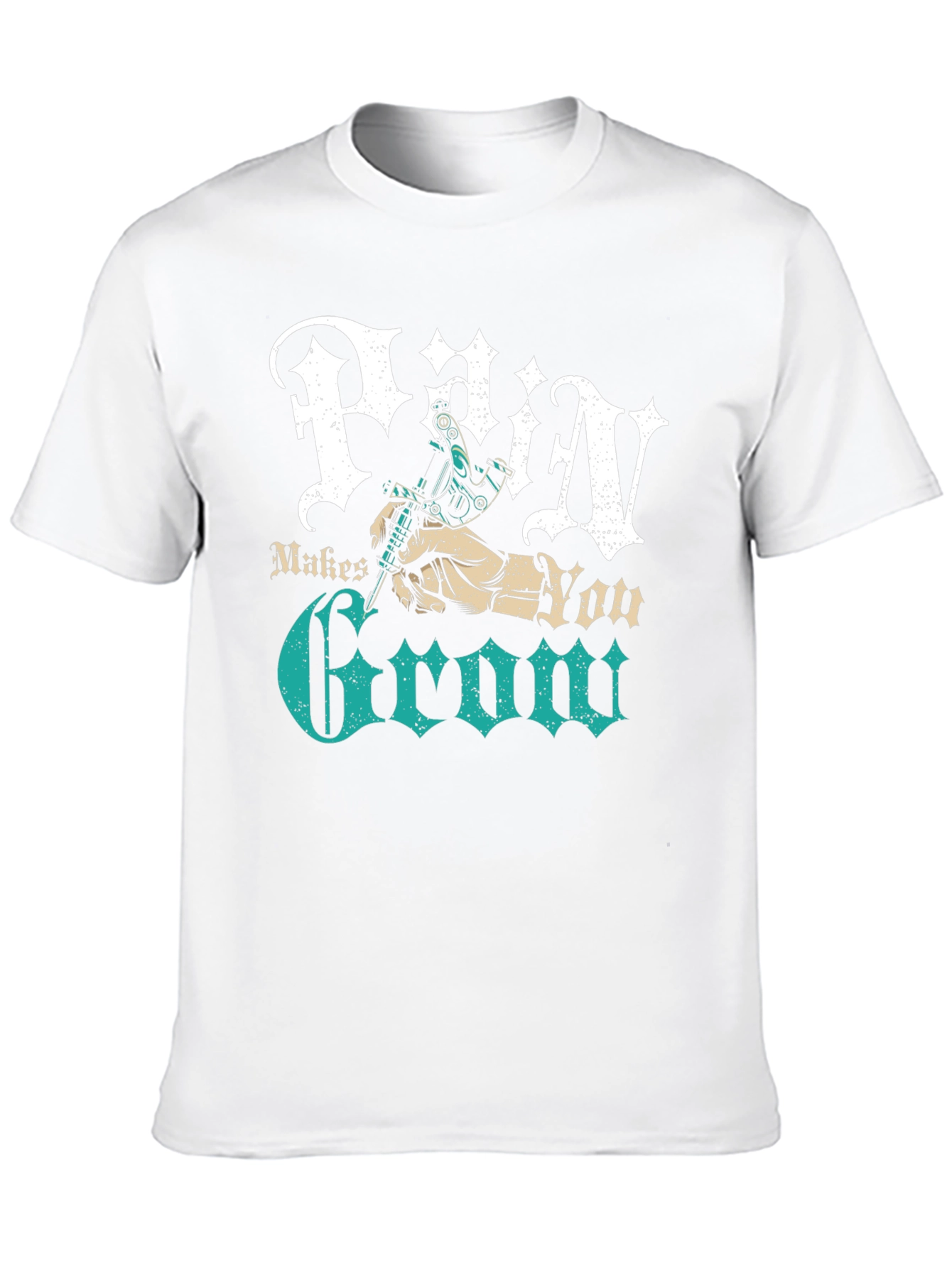 Pain Makes You Grow Tattoo T-Shirt - Graphic Tee