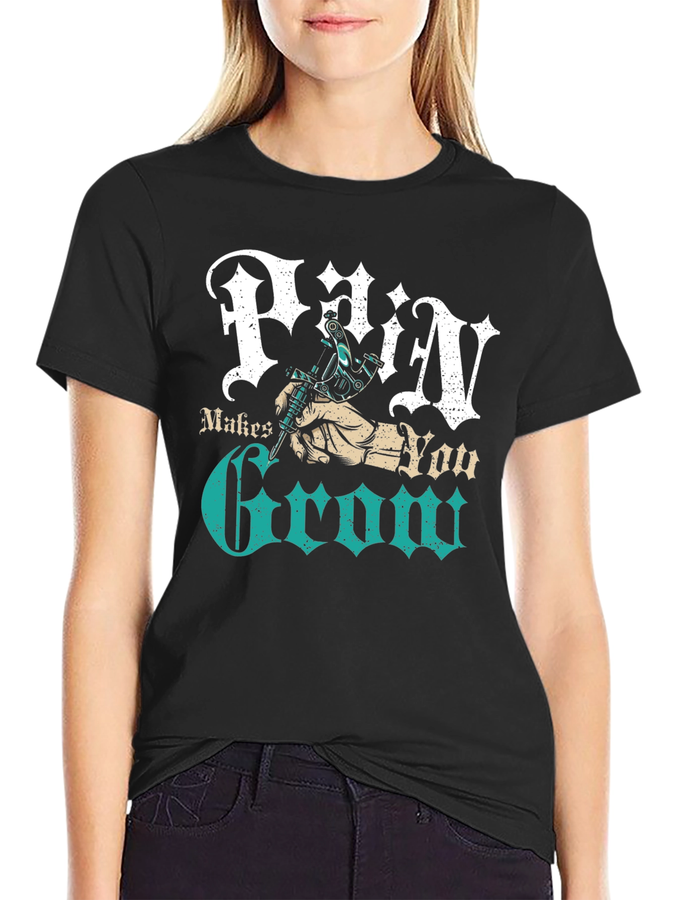 Pain Makes You Grow Tattoo T-Shirt - Graphic Tee