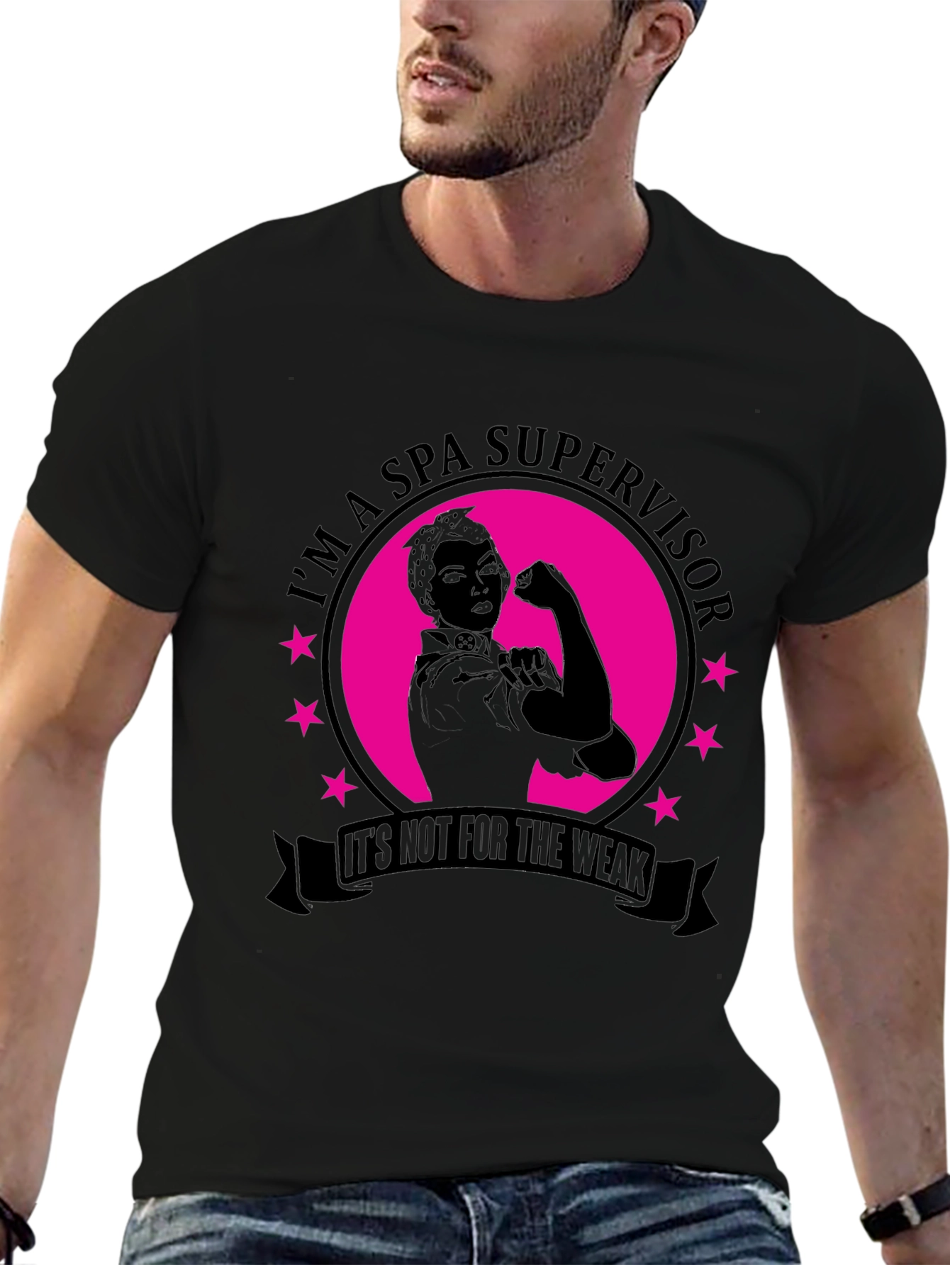 Spa Supervisor T-Shirt - Strong Woman Design