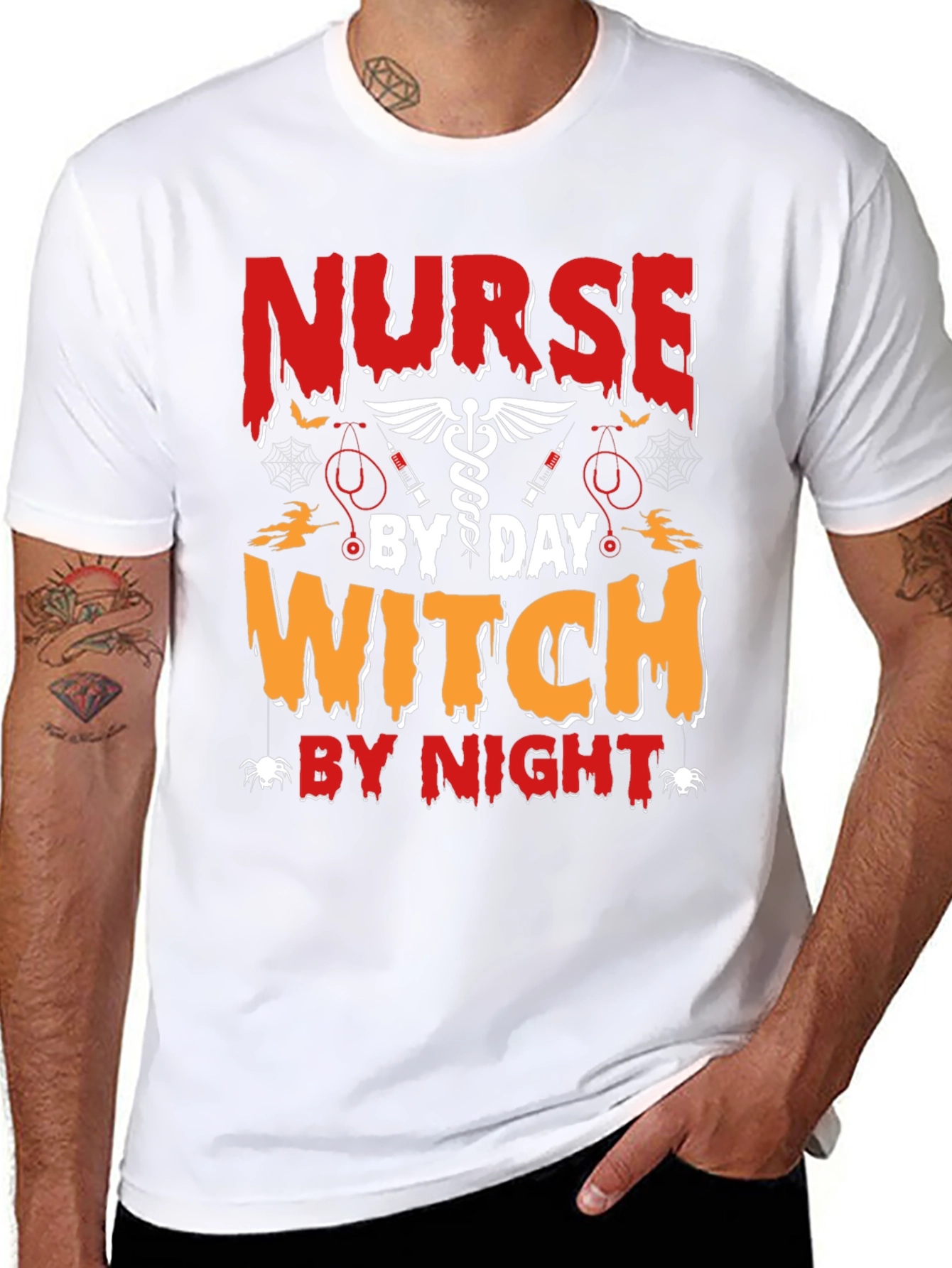 Nurse Witch Halloween T-Shirt