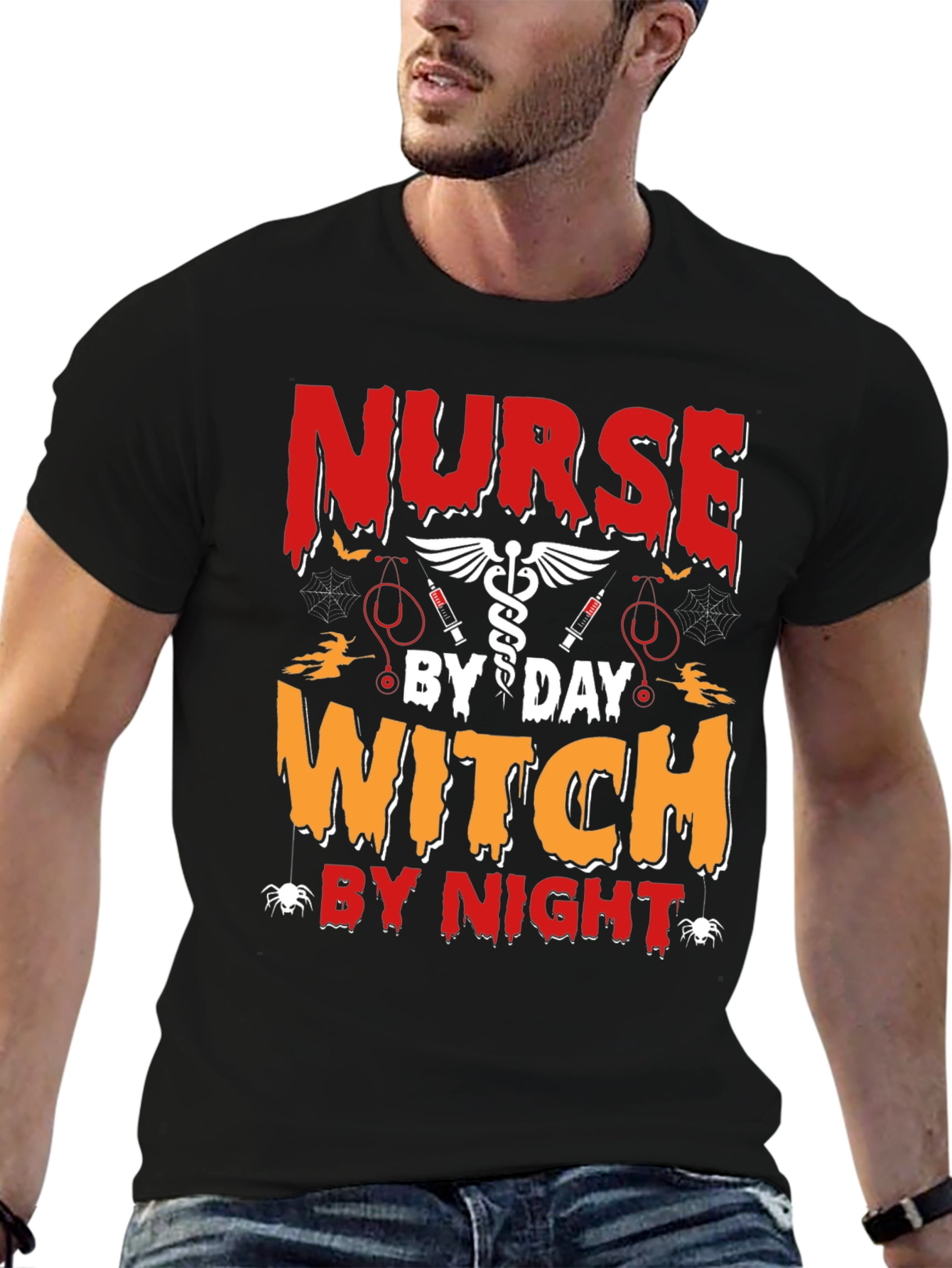 Nurse Witch Halloween T-Shirt