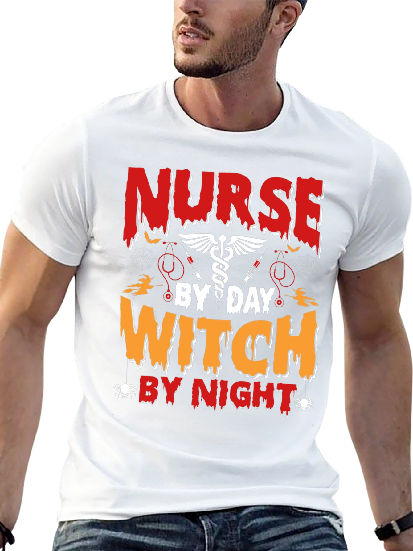 Nurse Witch Halloween T-Shirt