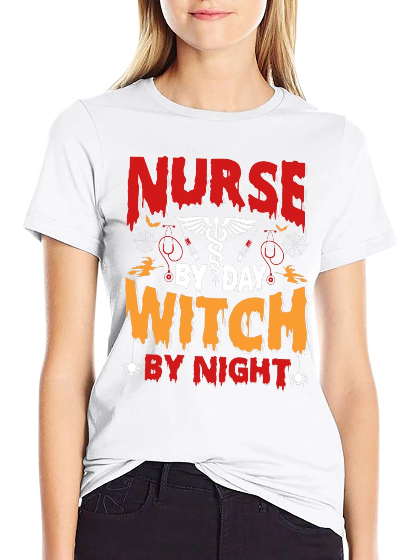 Nurse Witch Halloween T-Shirt