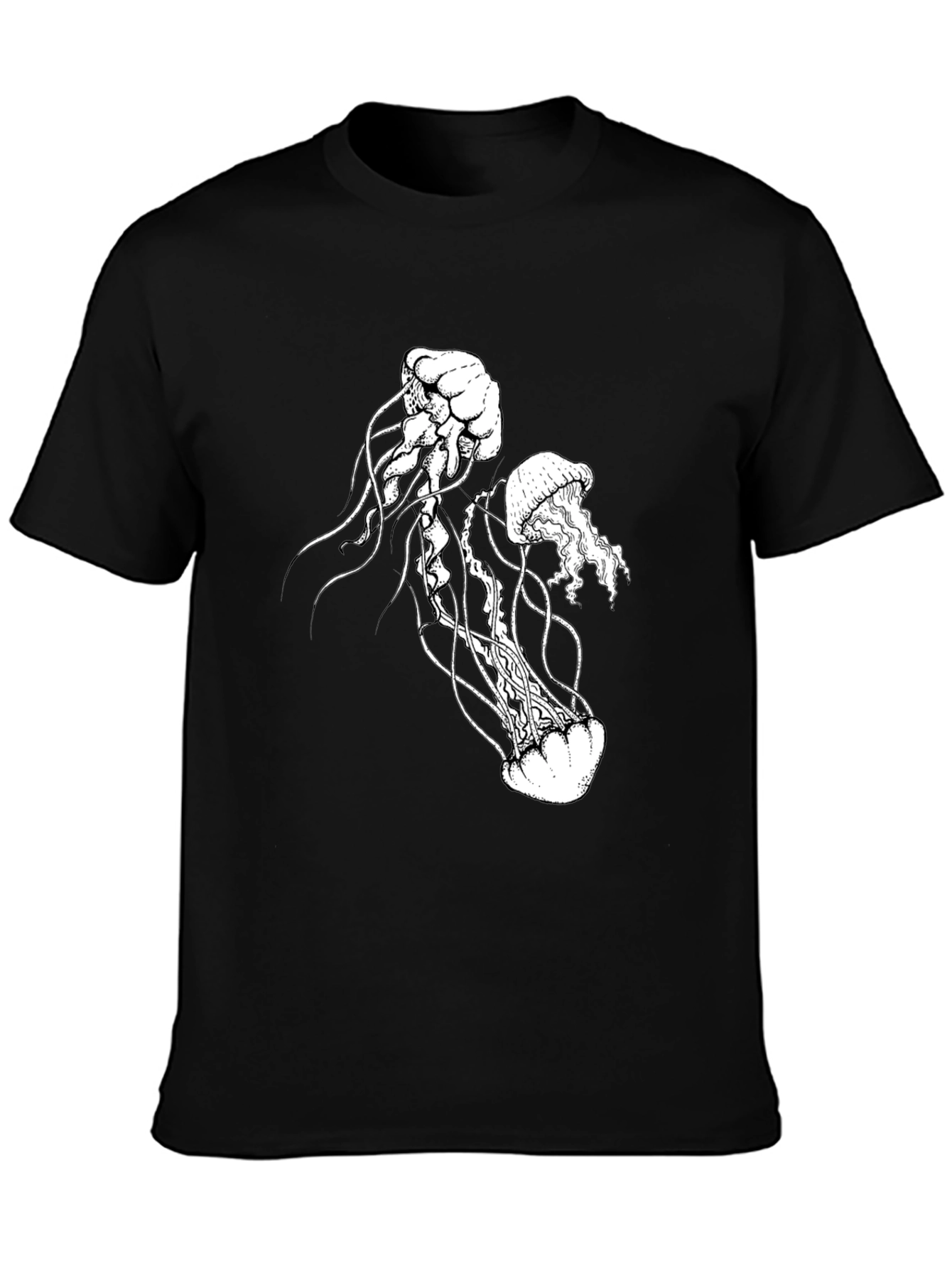 Jellyfish Graphic Tee - Black