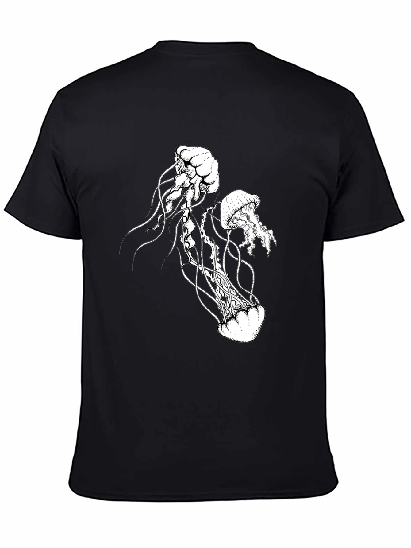 Jellyfish Graphic Tee - Black