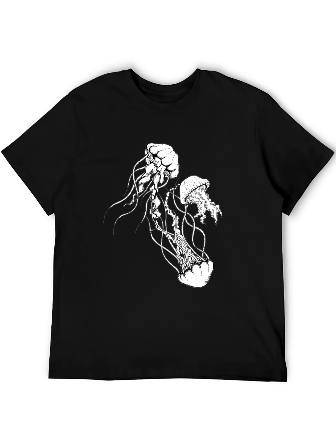 Jellyfish Graphic Tee - Black