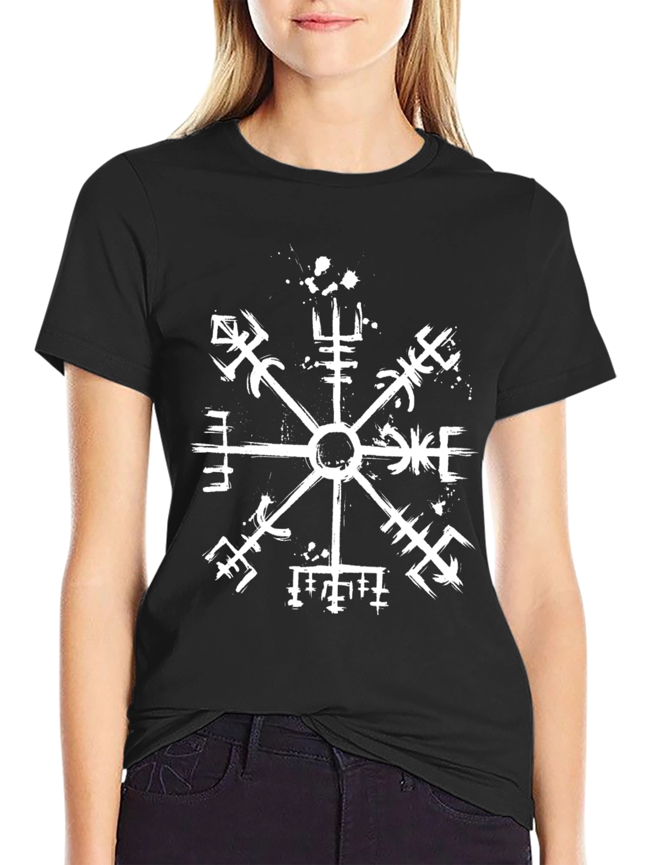 Vegvisir Compass T-Shirt - Viking Symbol