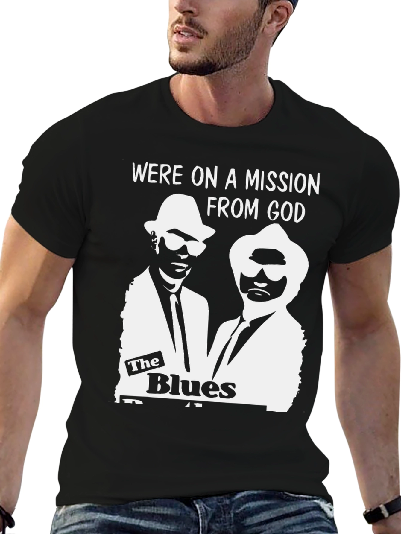 Blues Brothers Mission From God Graphic T-Shirt