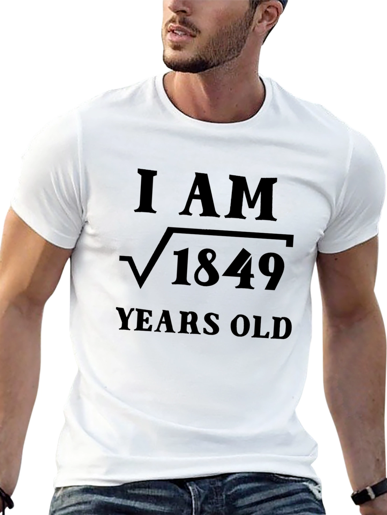 I Am 43 Years Old - Math Joke T-Shirt