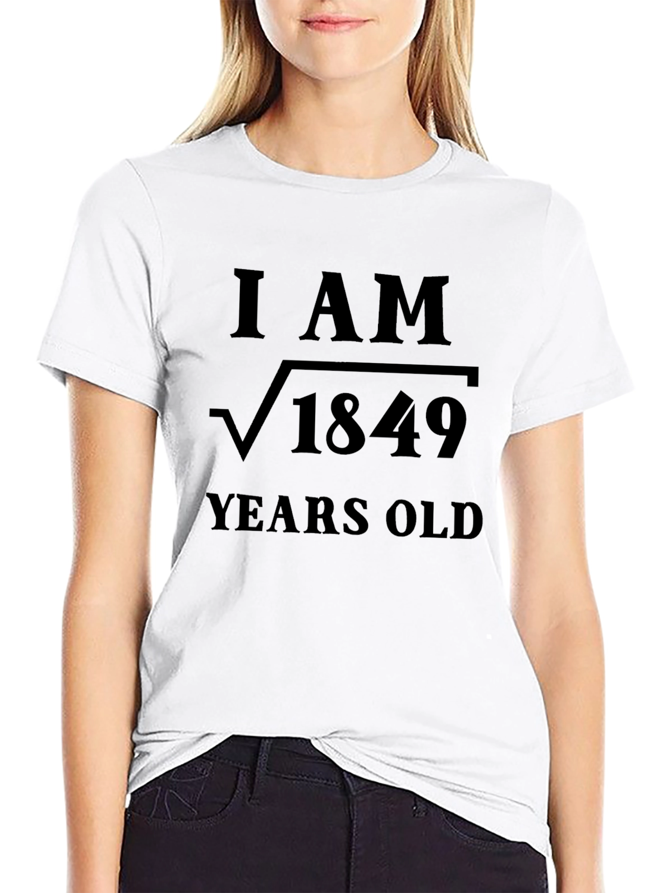 I Am 43 Years Old - Math Joke T-Shirt