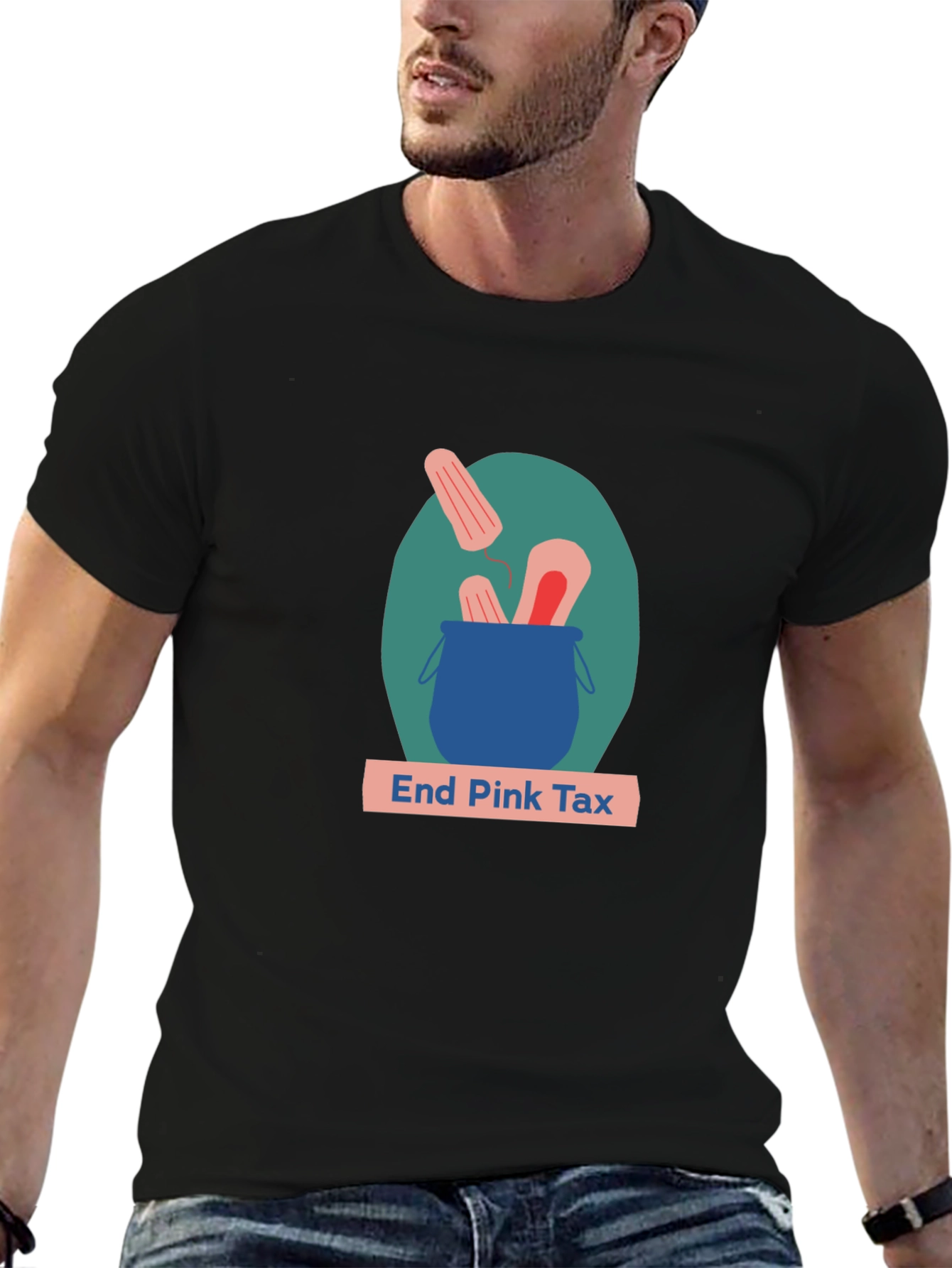 End Pink Tax Graphic T-Shirt