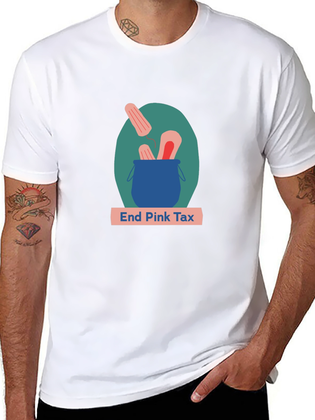 End Pink Tax Graphic T-Shirt