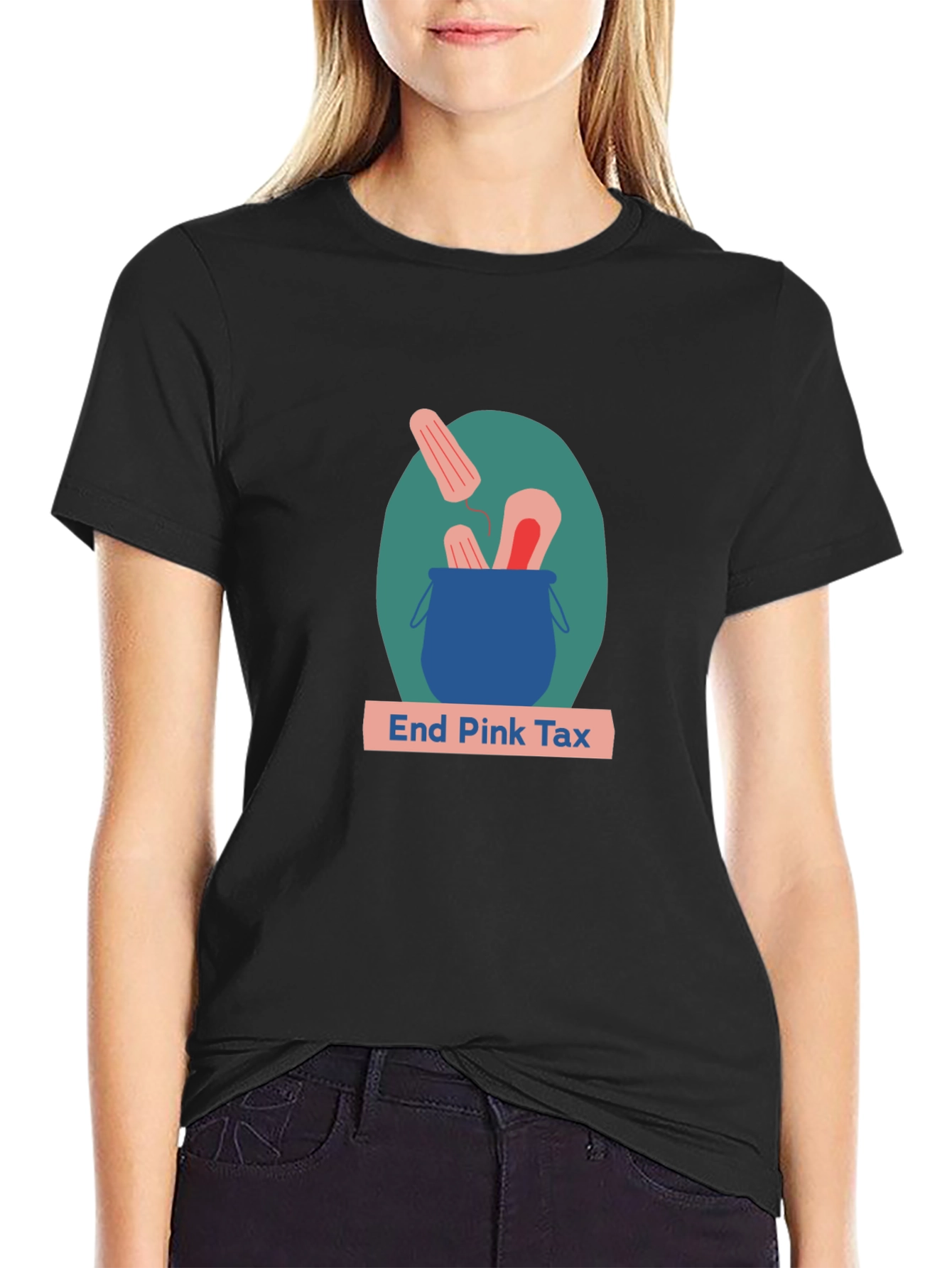 End Pink Tax Graphic T-Shirt